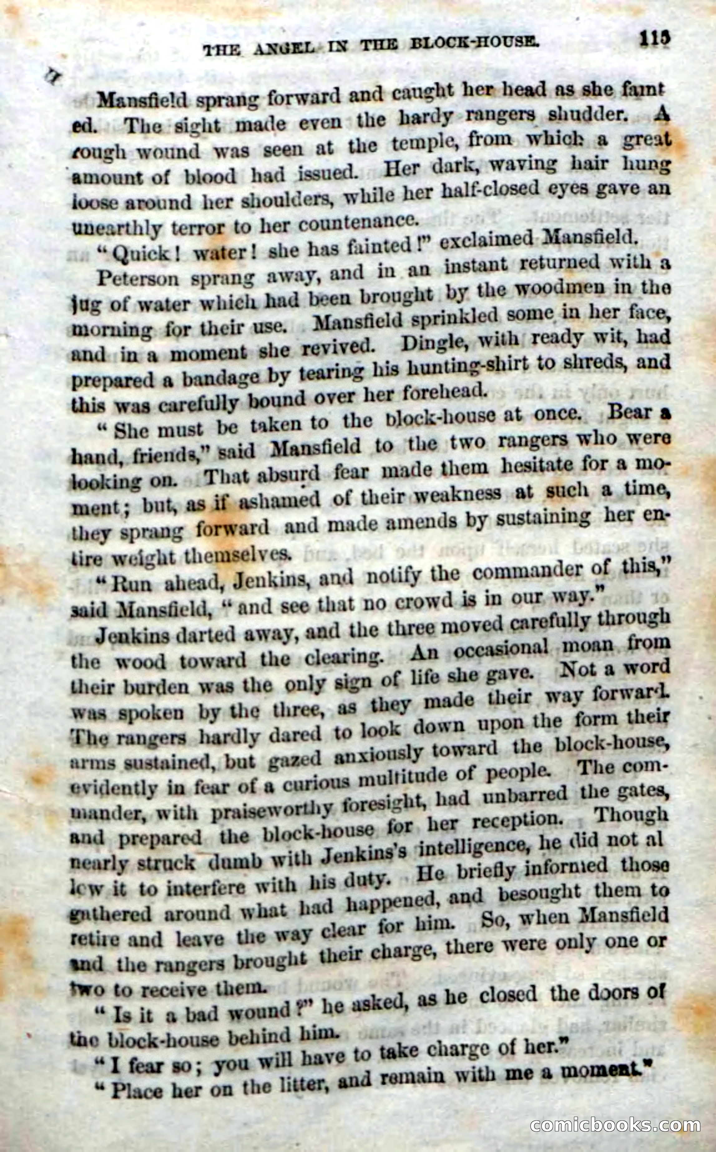 Beadle's Dime Novels No. 15: The Frontier Angel — page 117 of 132