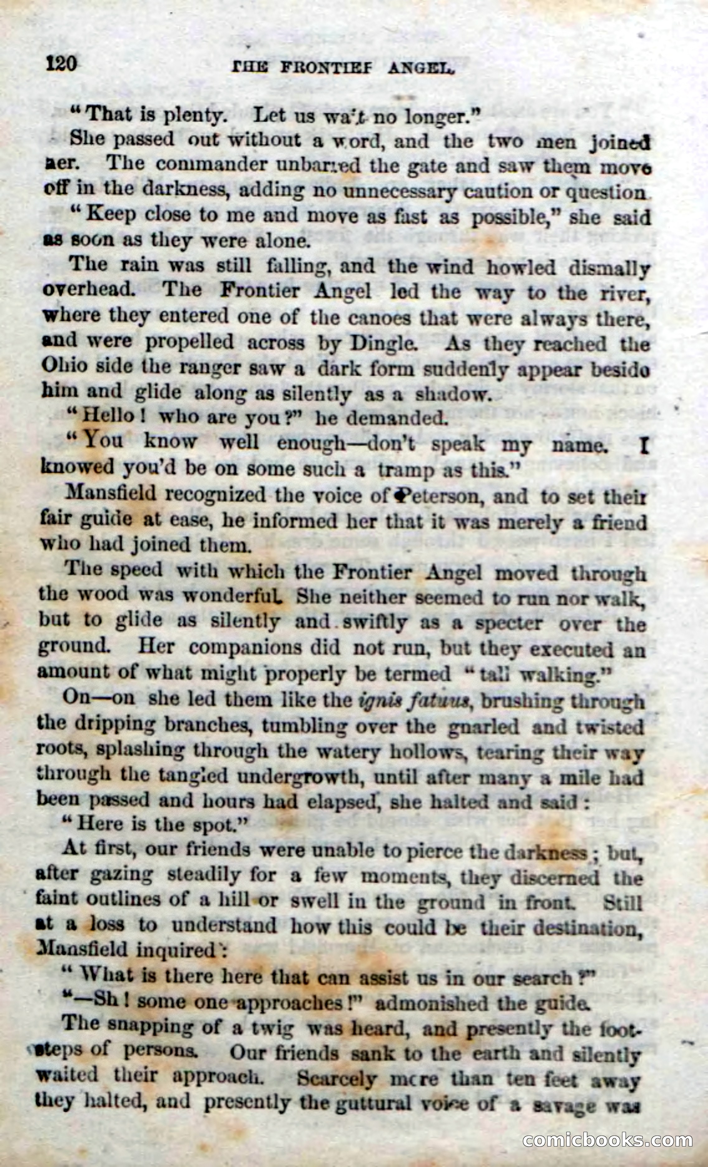 Beadle's Dime Novels No. 15: The Frontier Angel — page 122 of 132
