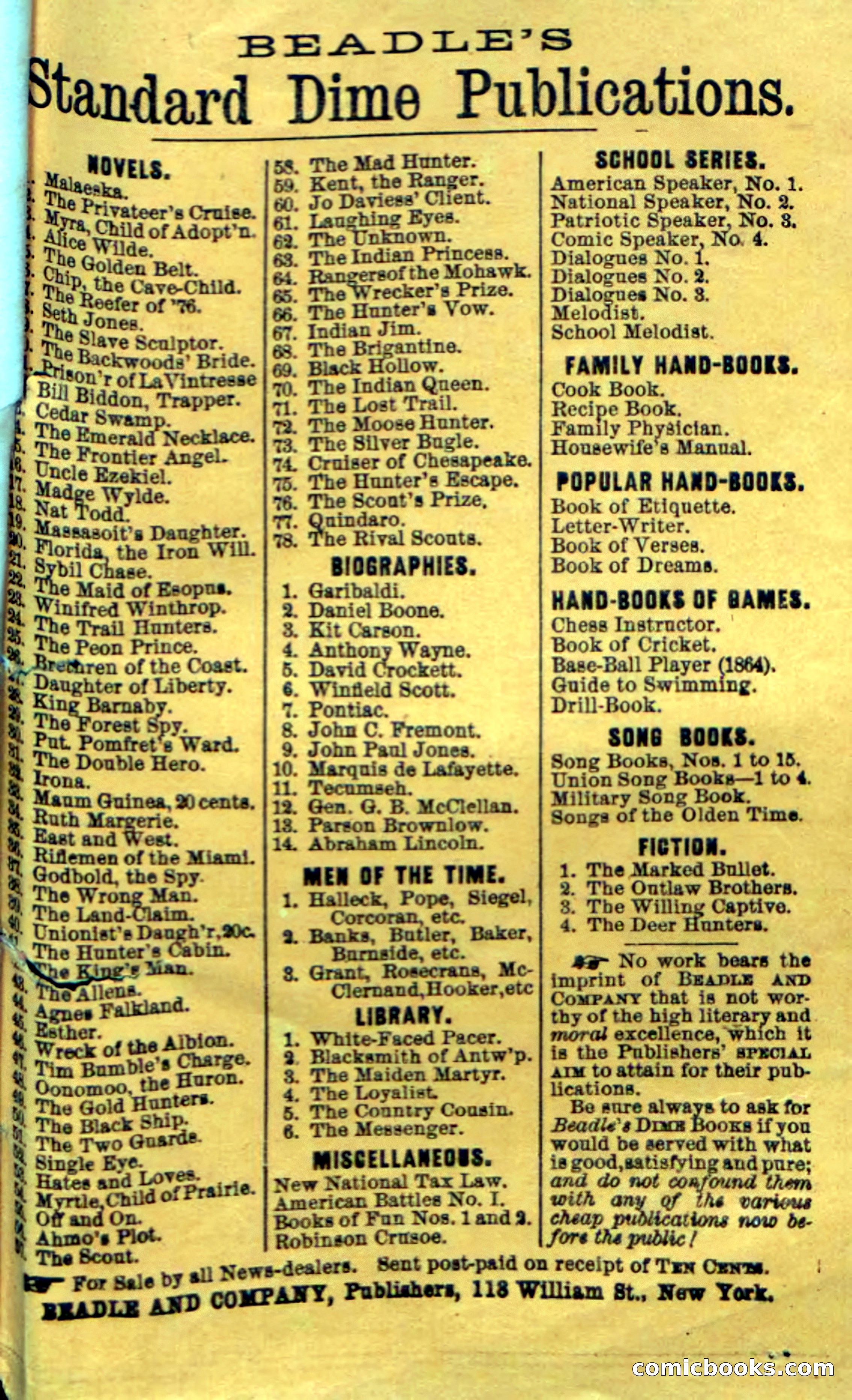 Beadle's Dime Novels No. 15: The Frontier Angel — page 131 of 132