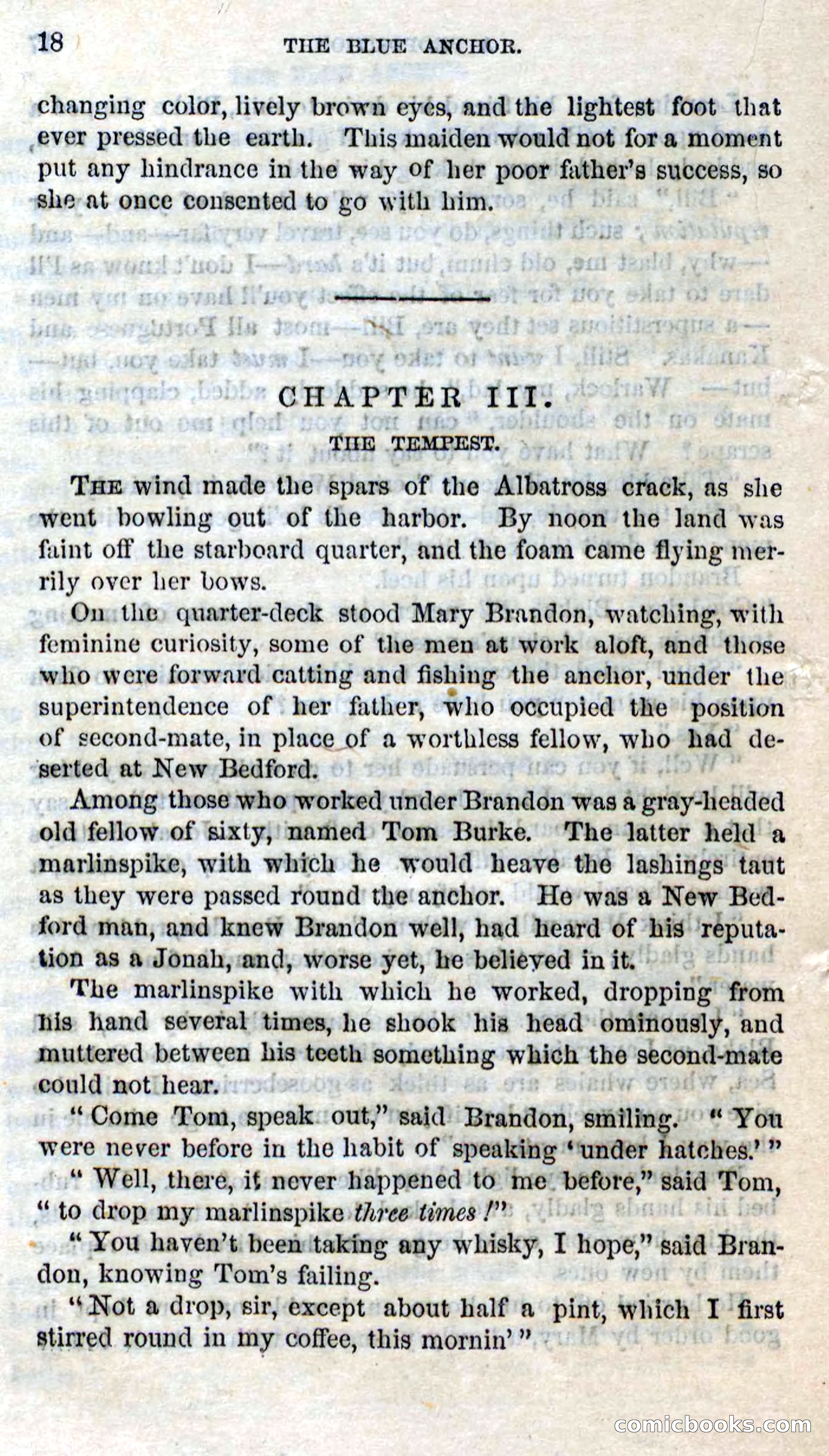 Beadle's Dime Novels No. 158: The Blue Anchor — page 16 of 108