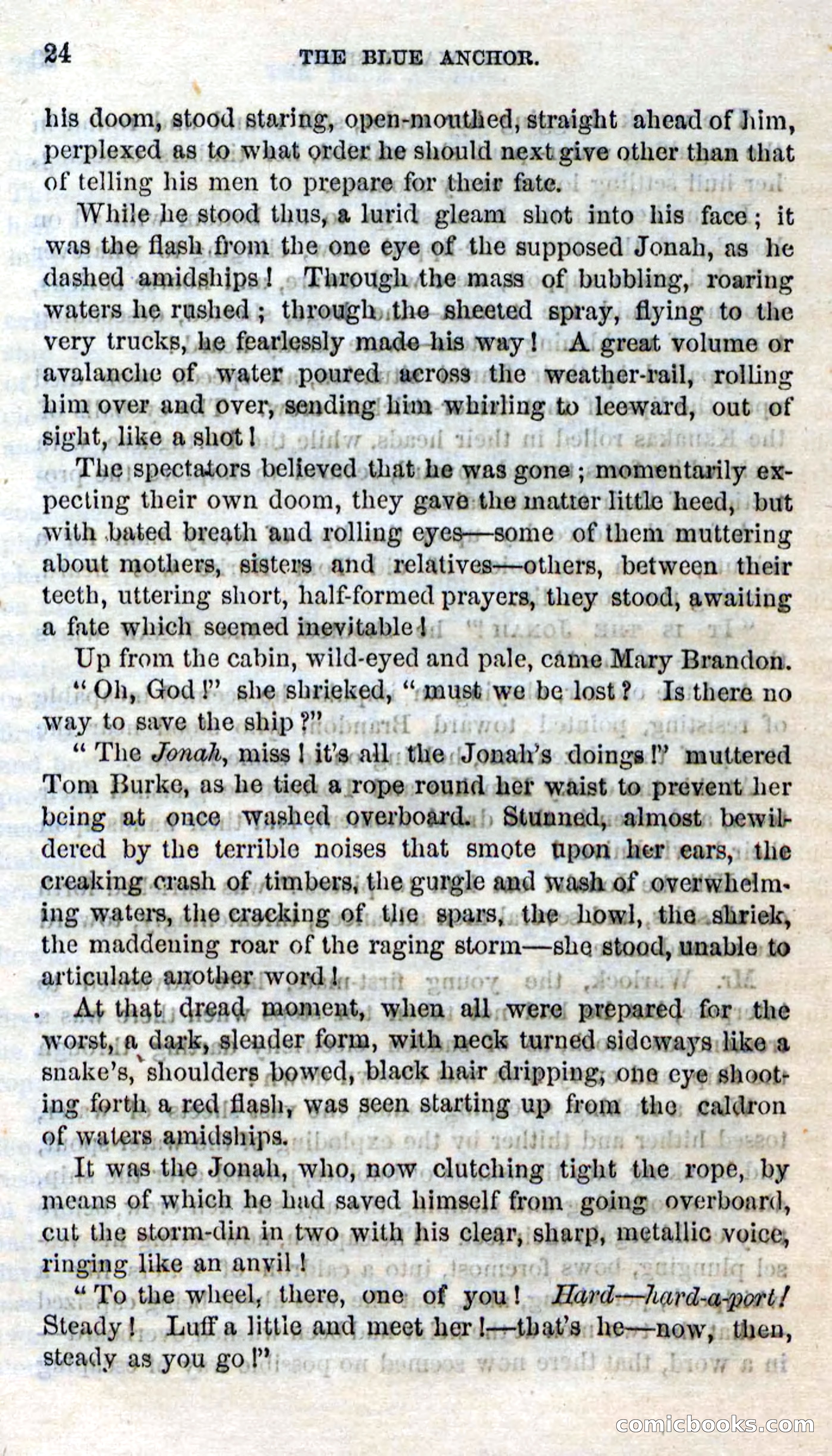 Beadle's Dime Novels No. 158: The Blue Anchor — page 22 of 108