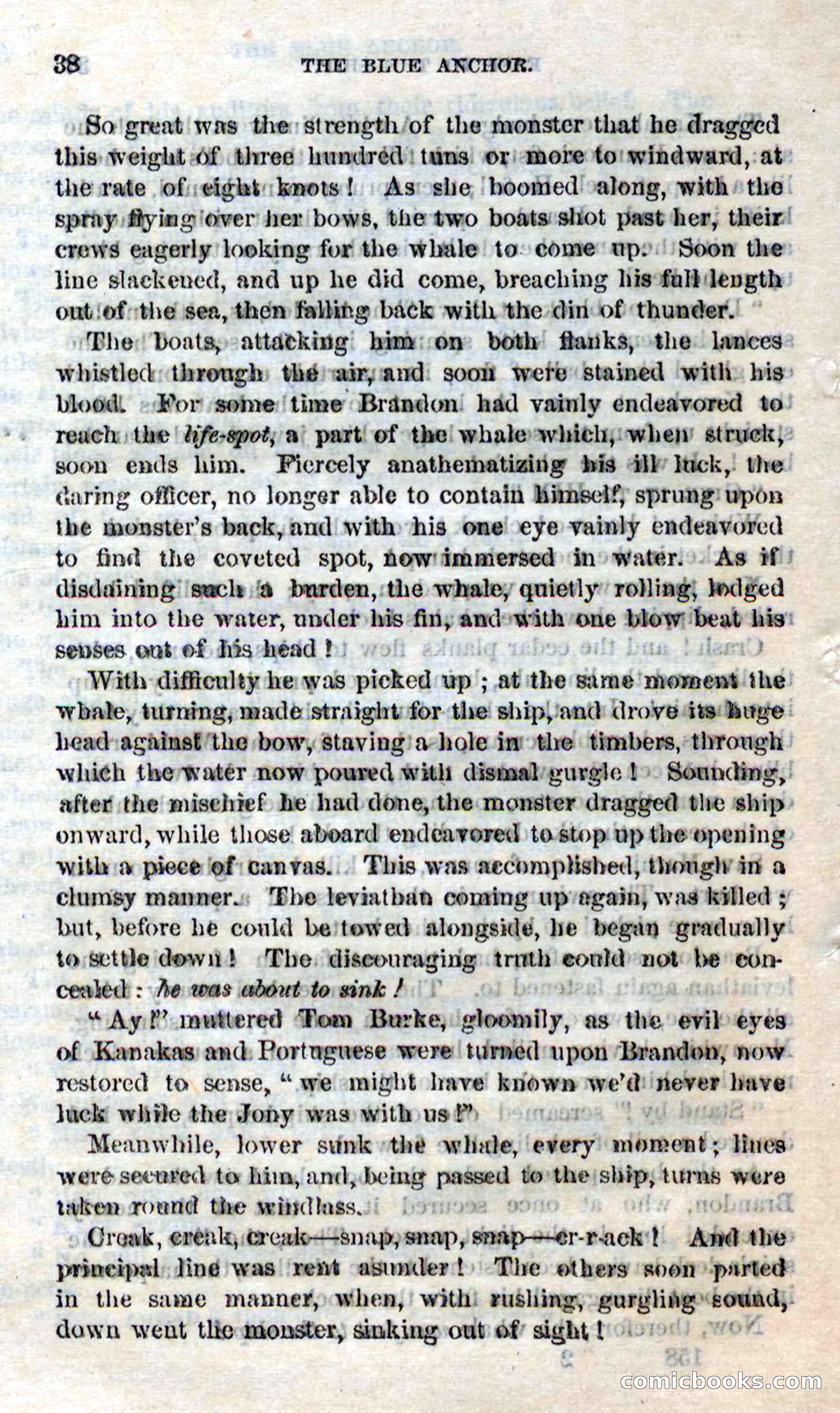 Beadle's Dime Novels No. 158: The Blue Anchor — page 36 of 108