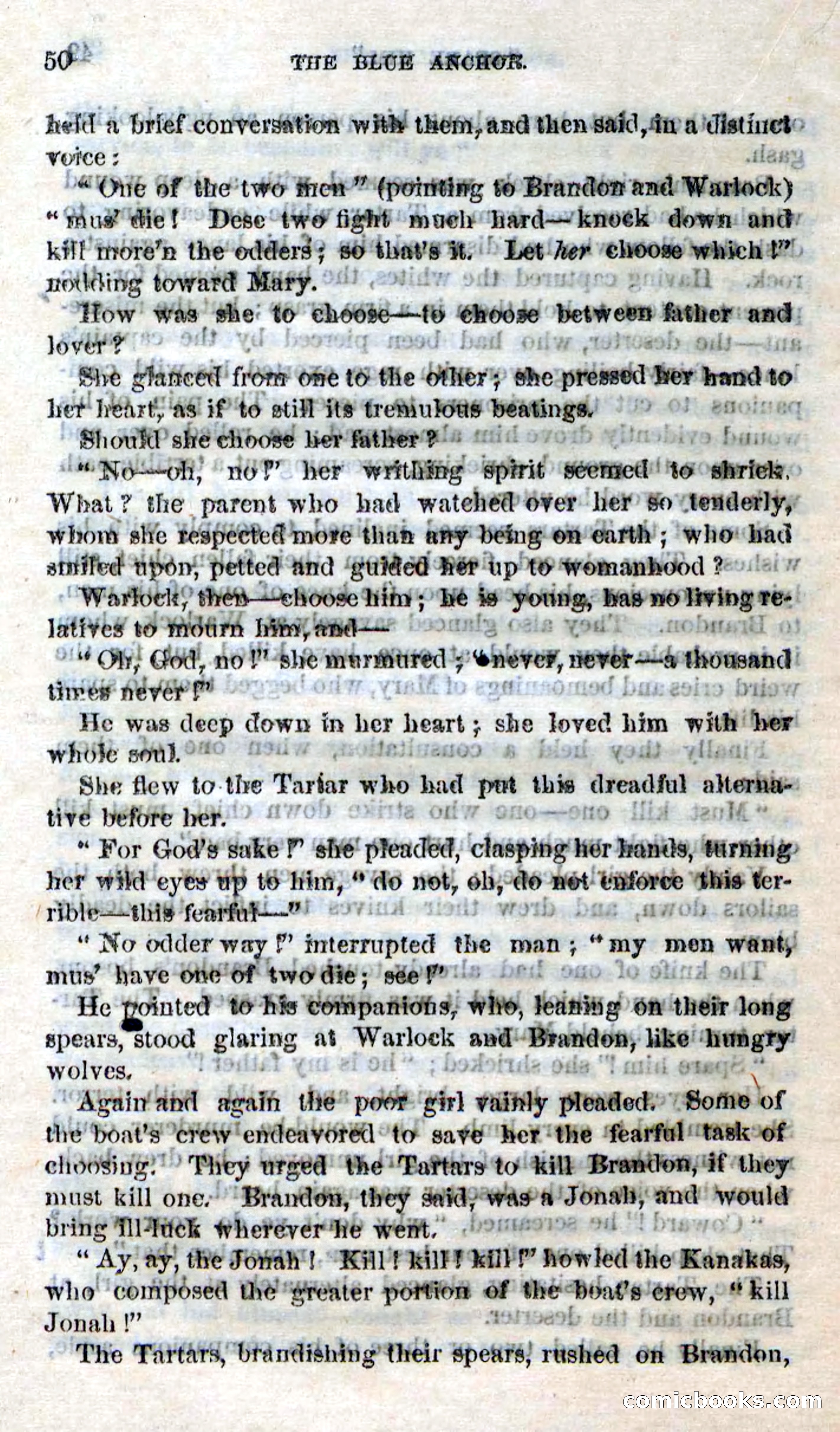 Beadle's Dime Novels No. 158: The Blue Anchor — page 48 of 108
