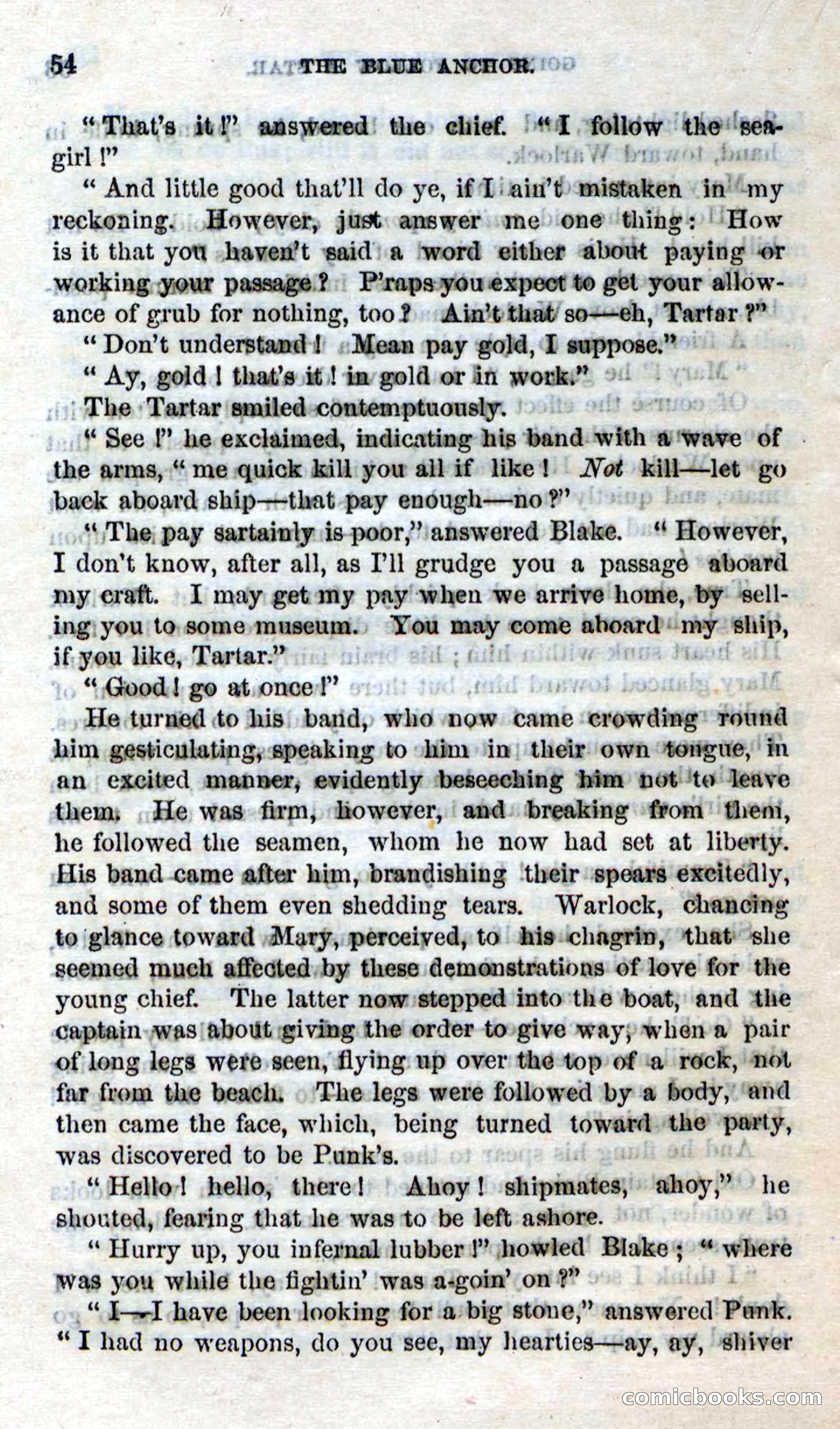 Beadle's Dime Novels No. 158: The Blue Anchor — page 52 of 108