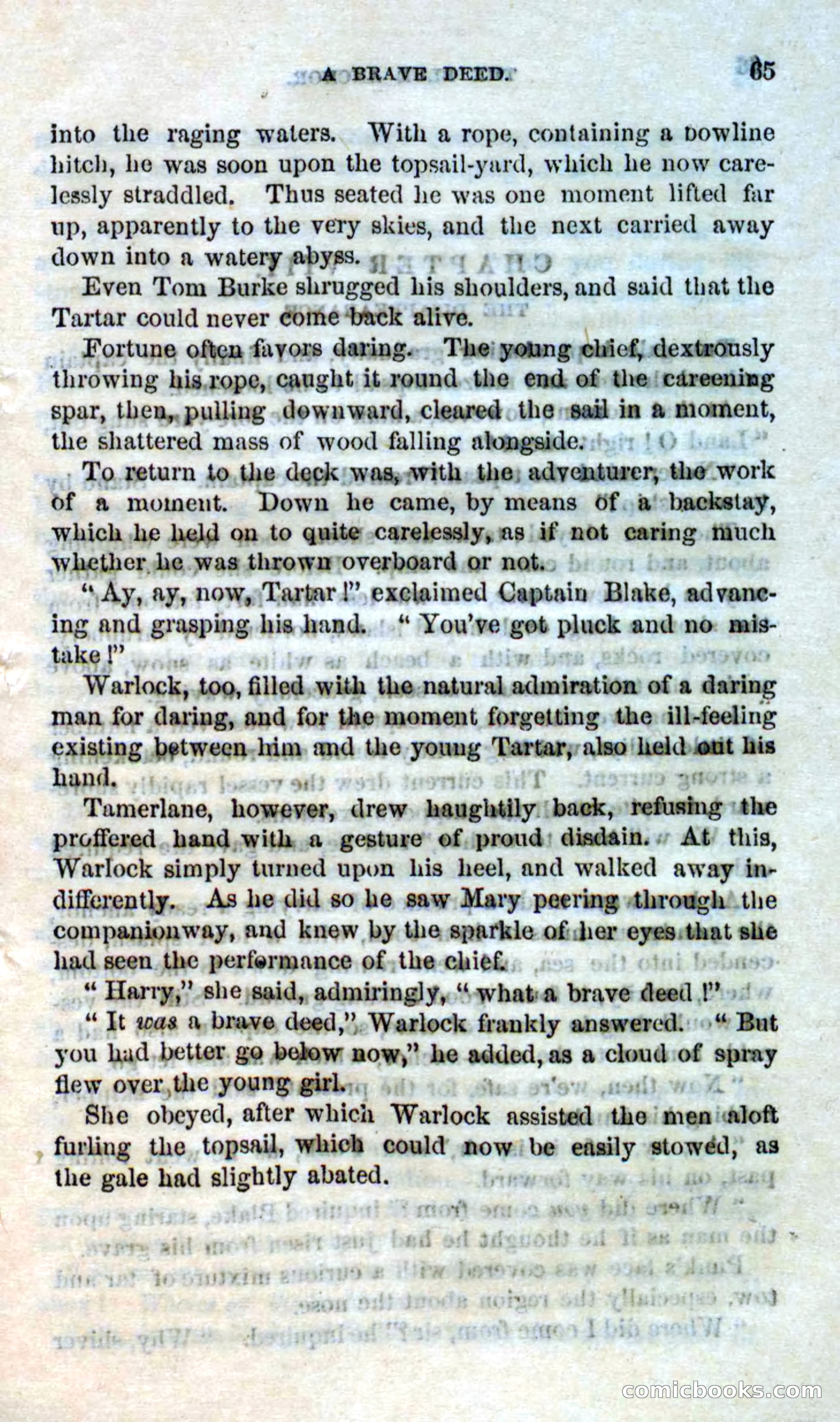 Beadle's Dime Novels No. 158: The Blue Anchor — page 63 of 108