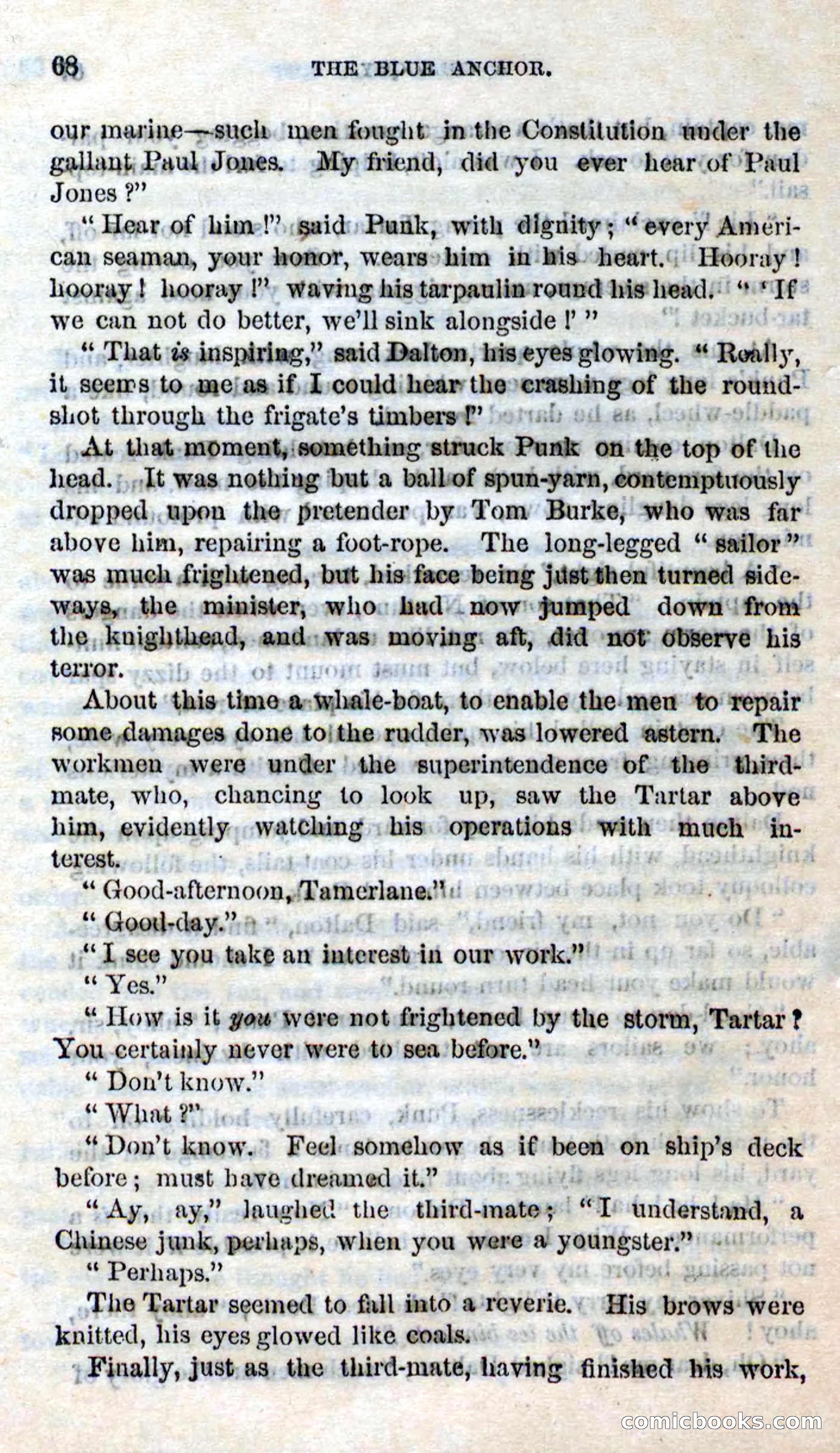 Beadle's Dime Novels No. 158: The Blue Anchor — page 66 of 108