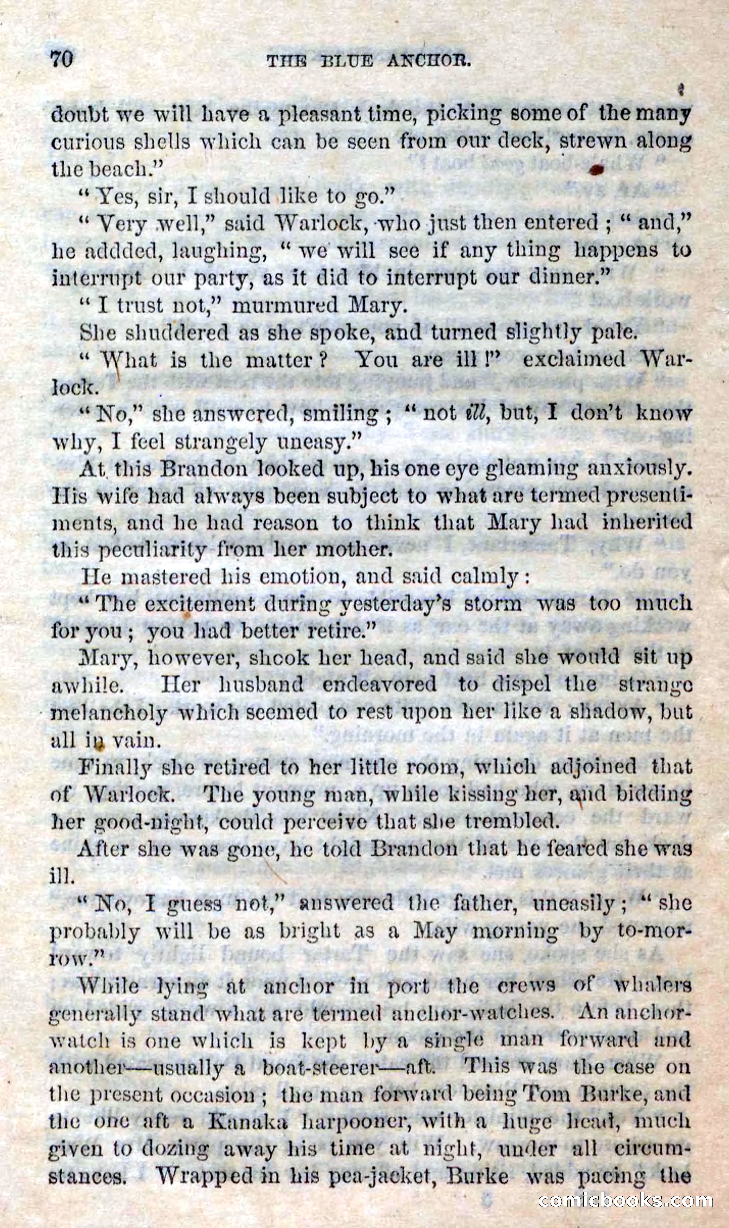 Beadle's Dime Novels No. 158: The Blue Anchor — page 68 of 108