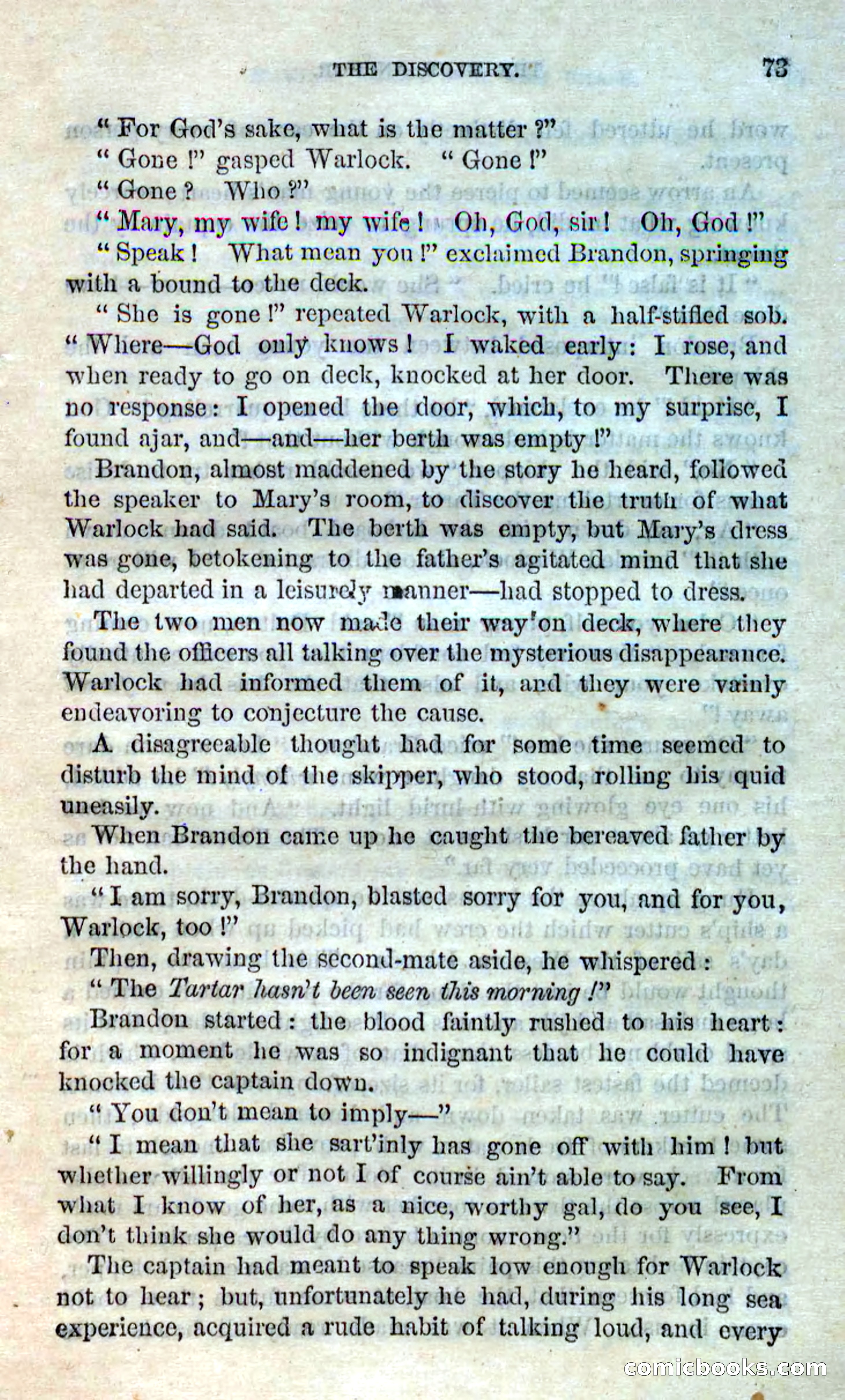 Beadle's Dime Novels No. 158: The Blue Anchor — page 71 of 108