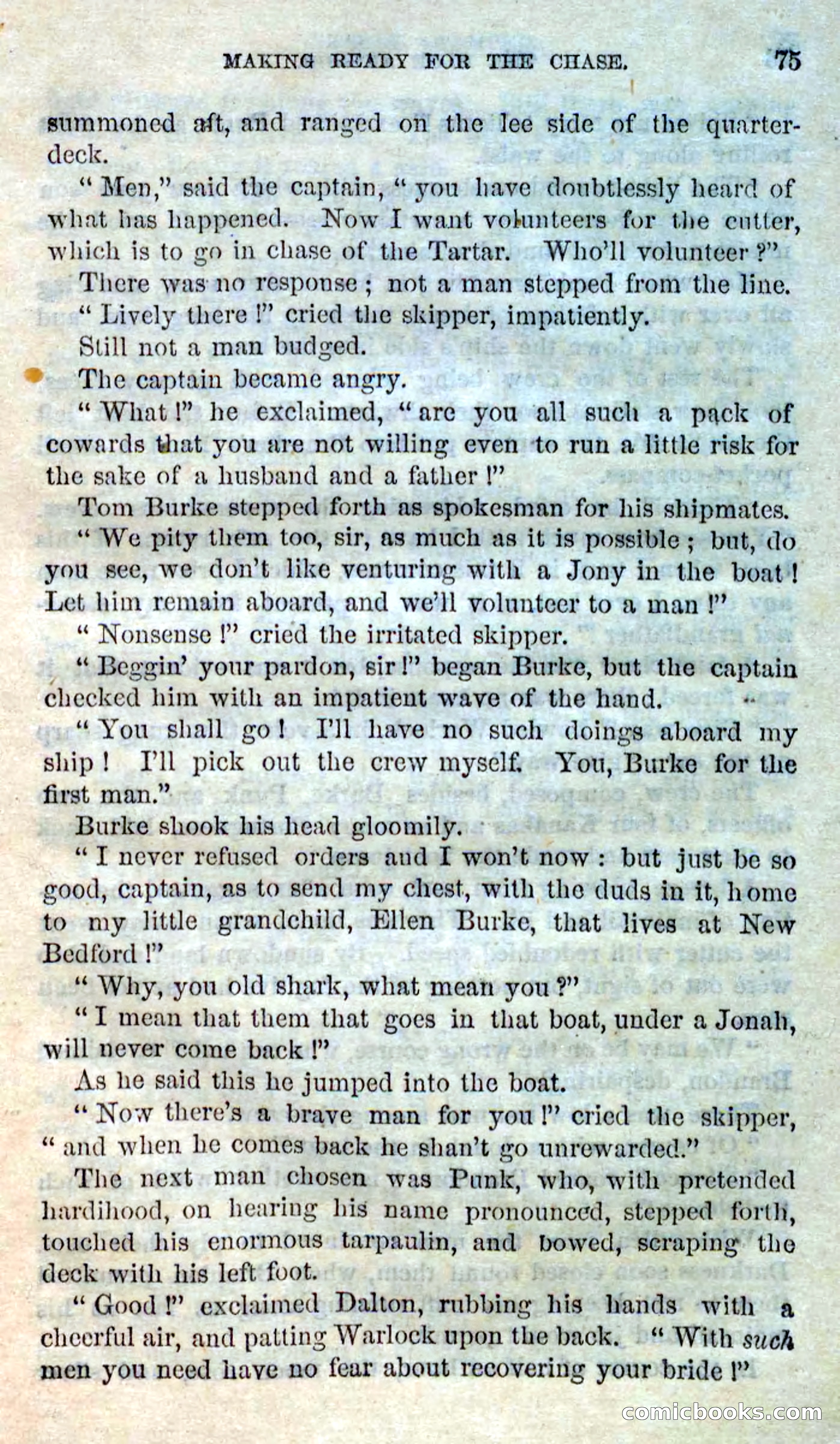Beadle's Dime Novels No. 158: The Blue Anchor — page 73 of 108