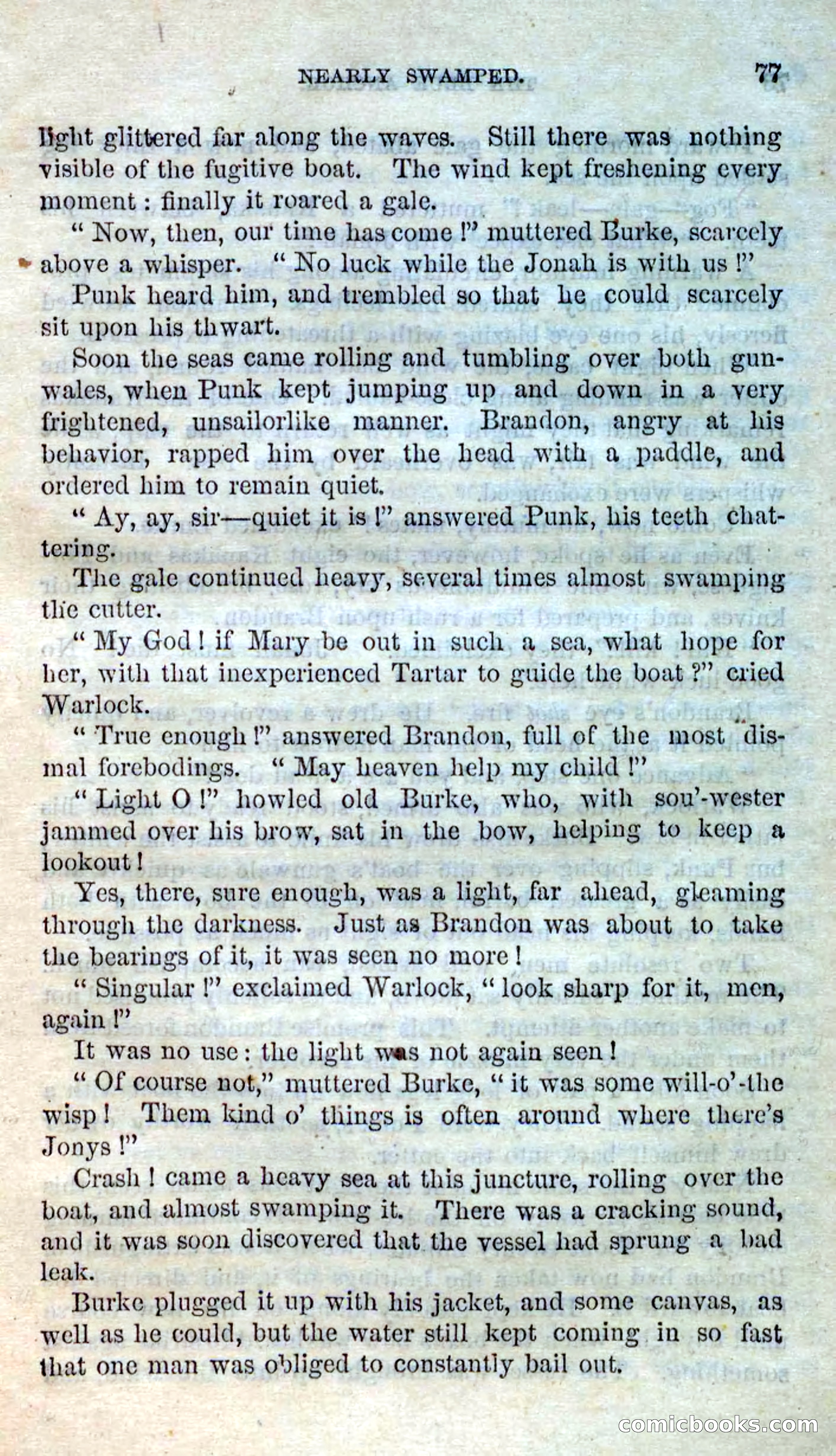 Beadle's Dime Novels No. 158: The Blue Anchor — page 75 of 108