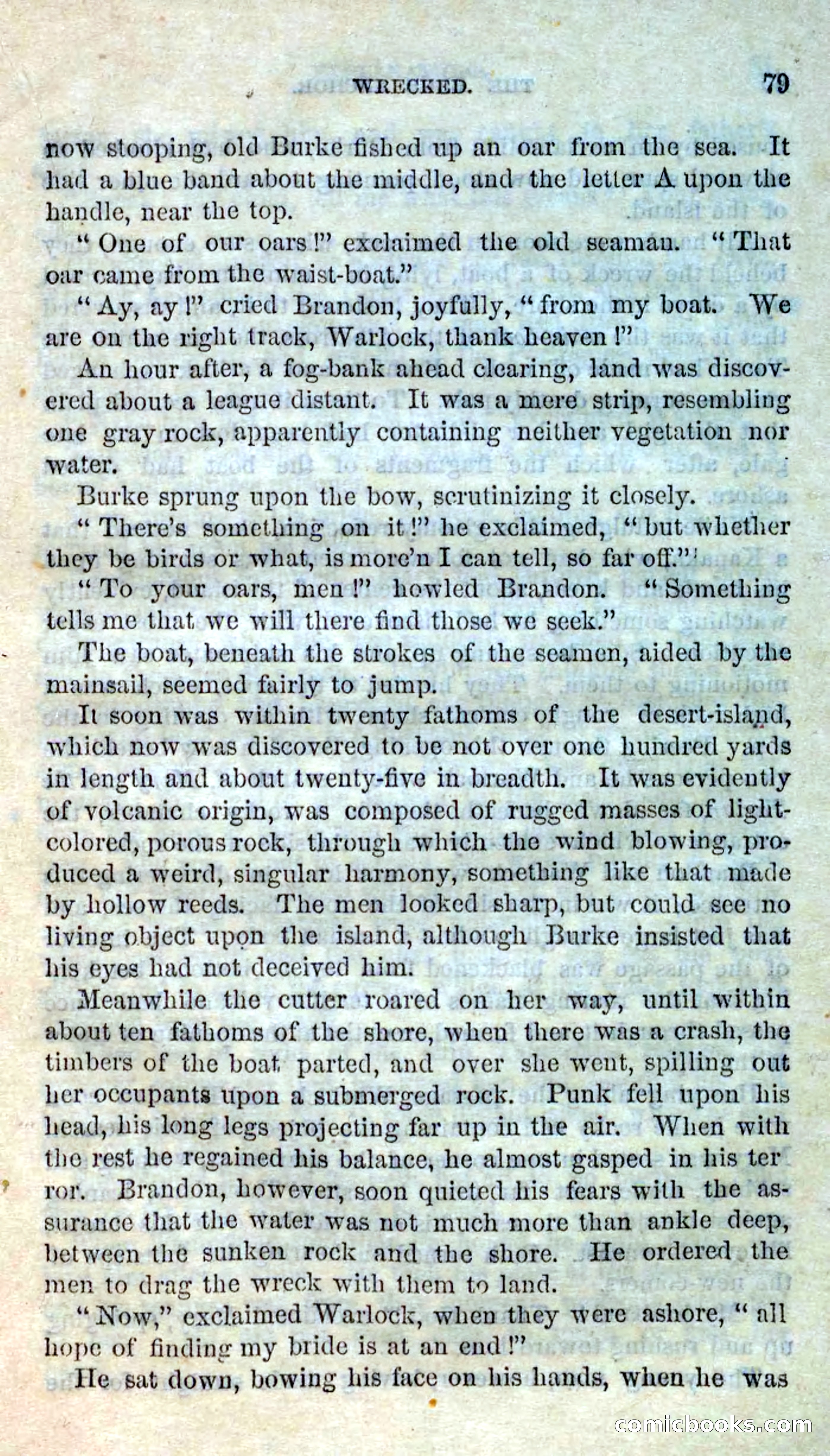 Beadle's Dime Novels No. 158: The Blue Anchor — page 77 of 108