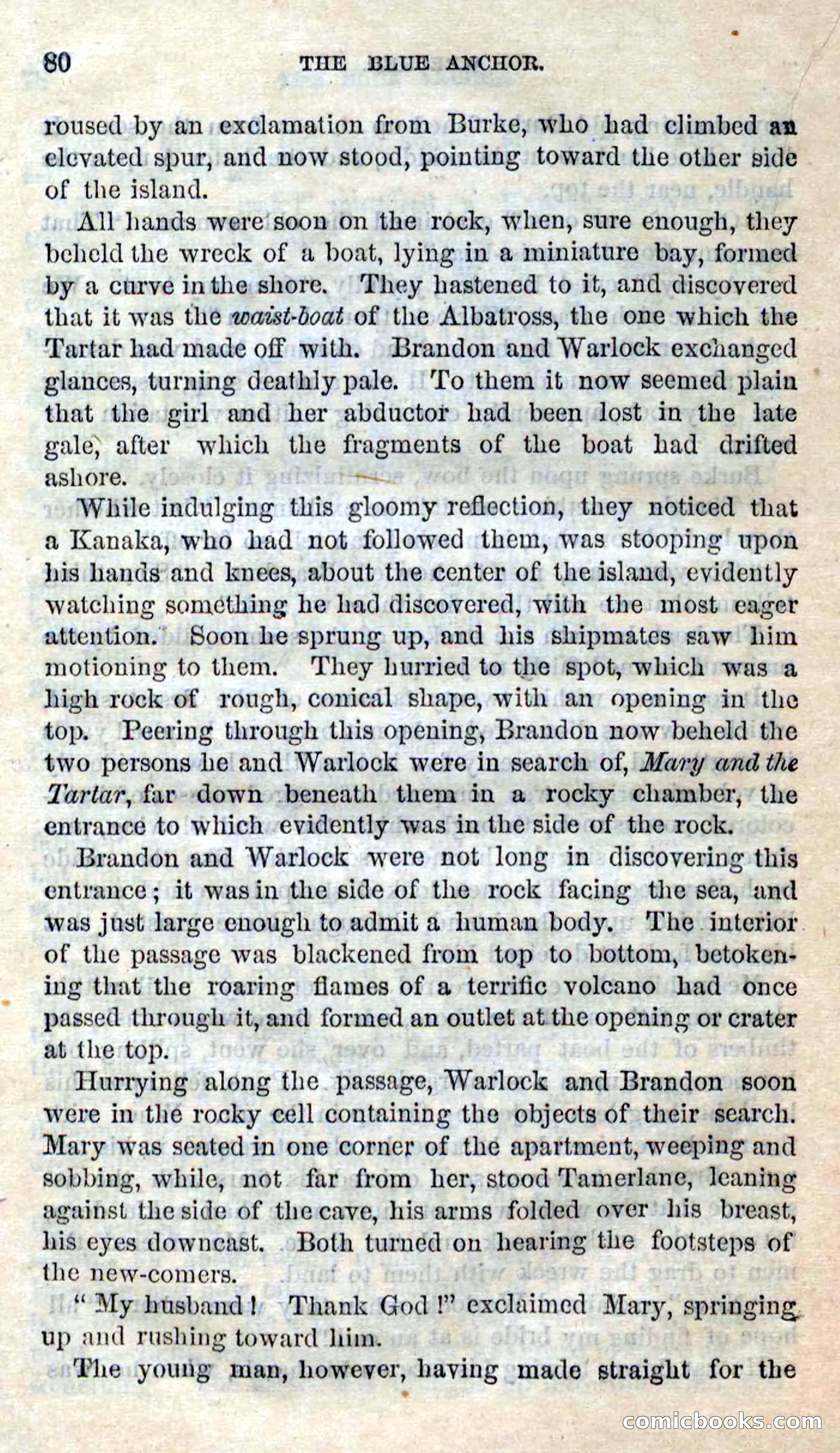 Beadle's Dime Novels No. 158: The Blue Anchor — page 78 of 108