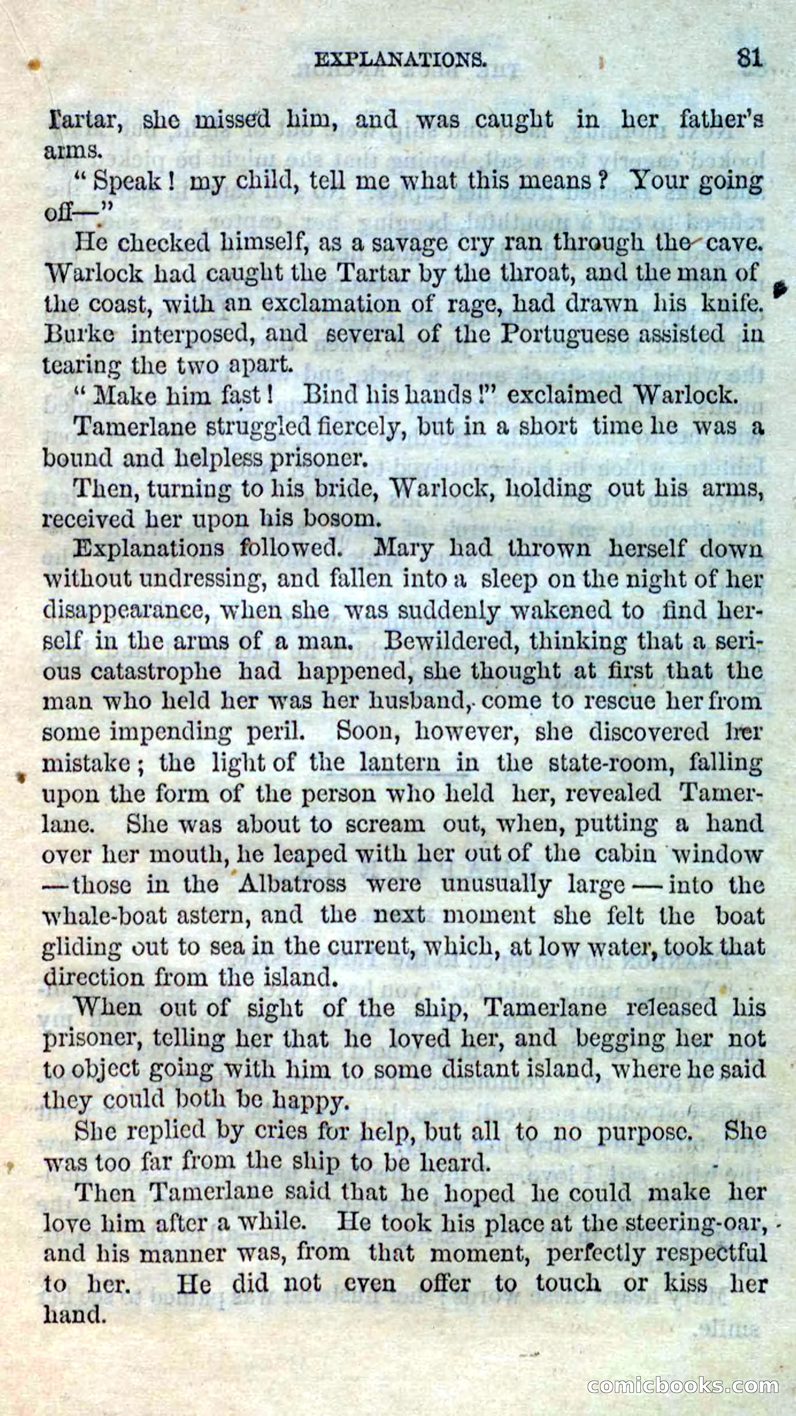 Beadle's Dime Novels No. 158: The Blue Anchor — page 79 of 108