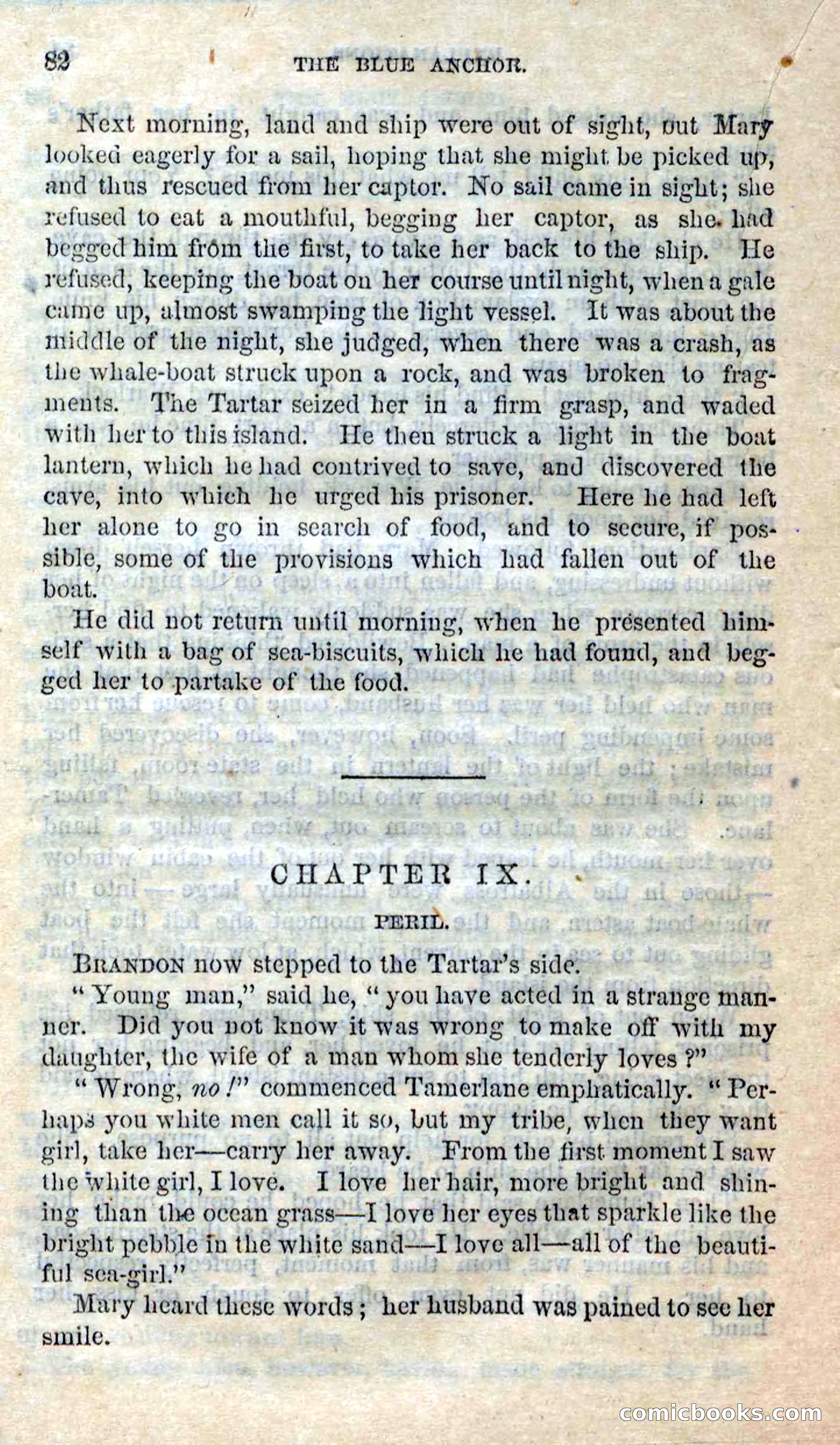 Beadle's Dime Novels No. 158: The Blue Anchor — page 80 of 108