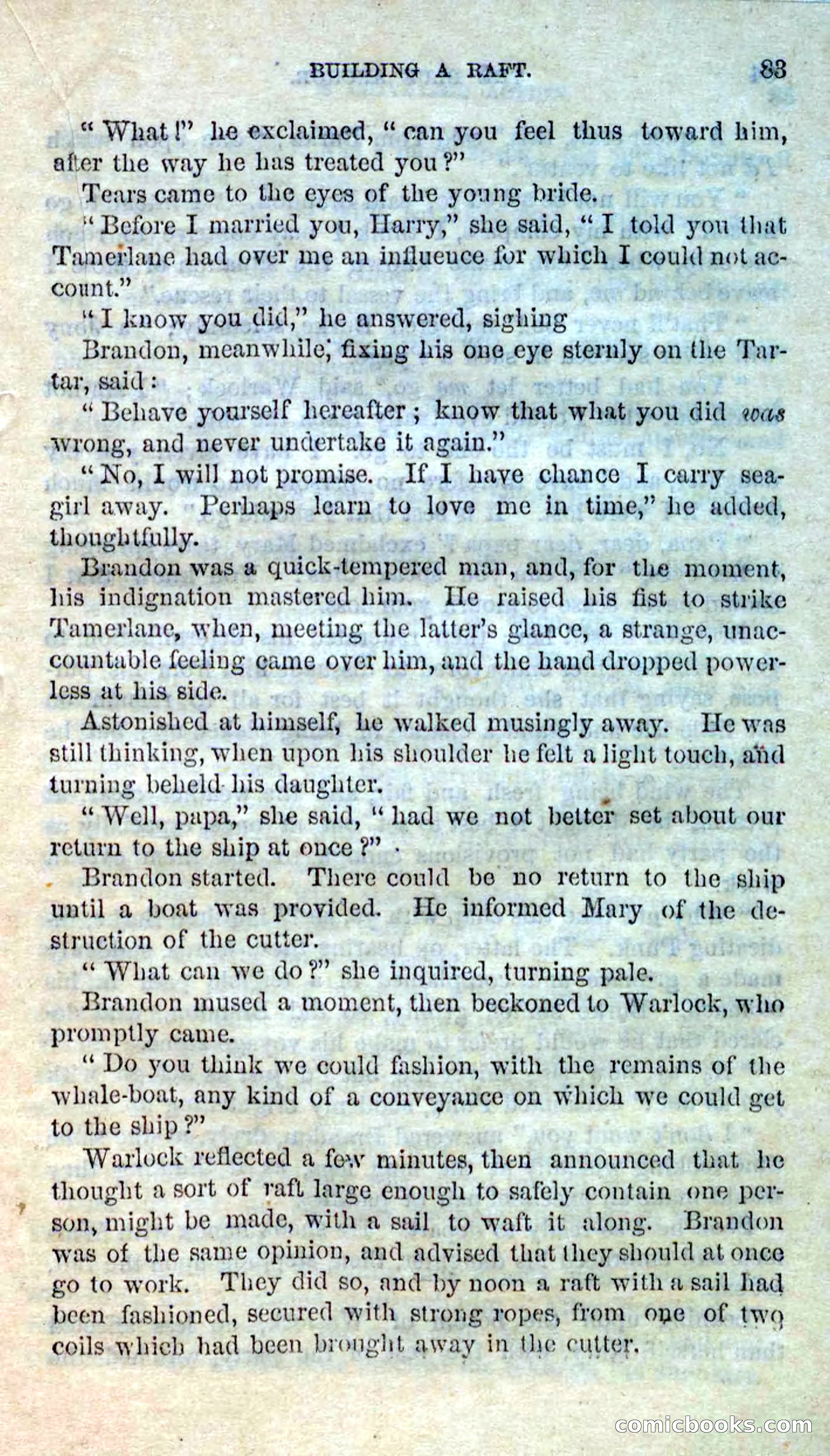 Beadle's Dime Novels No. 158: The Blue Anchor — page 81 of 108