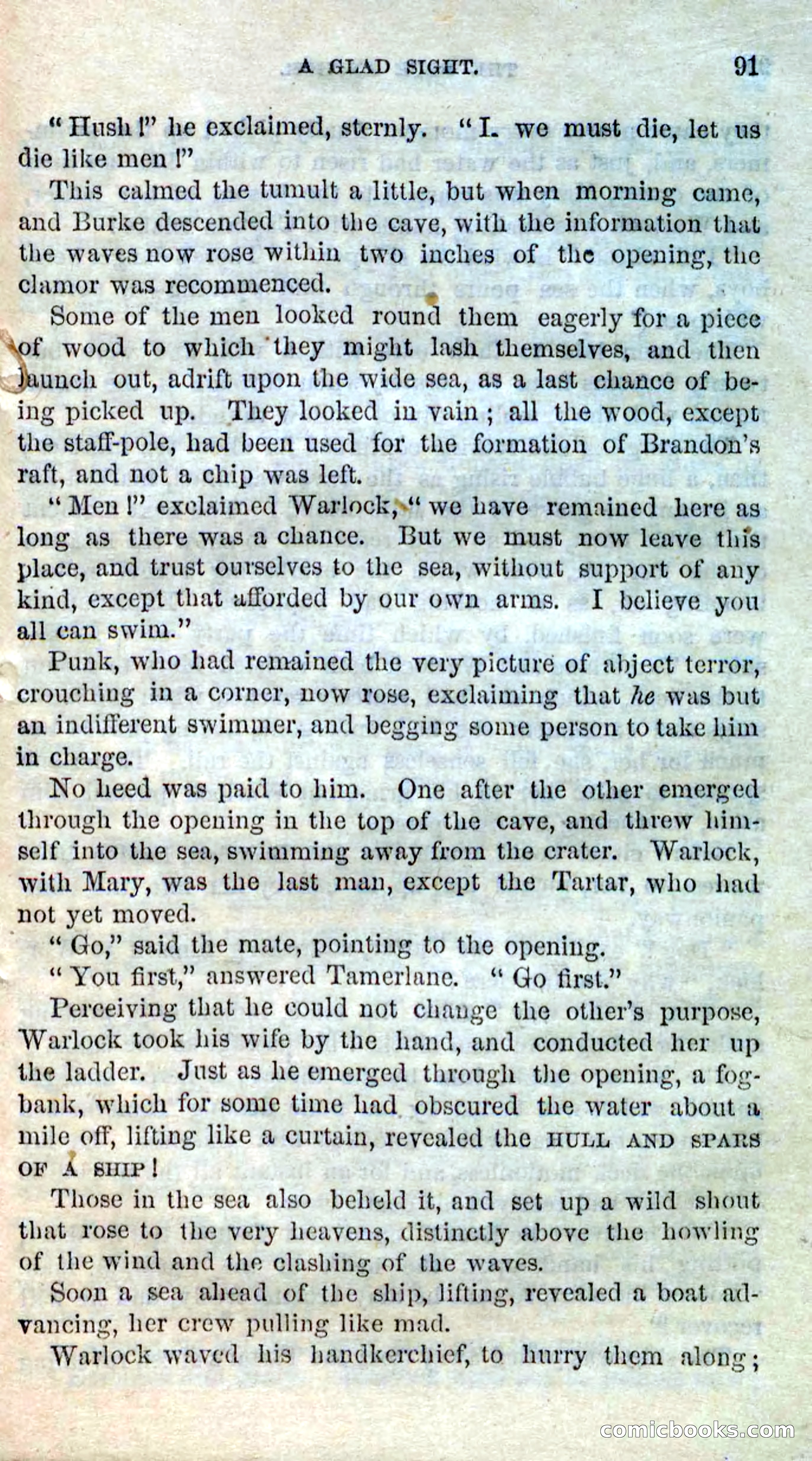 Beadle's Dime Novels No. 158: The Blue Anchor — page 89 of 108