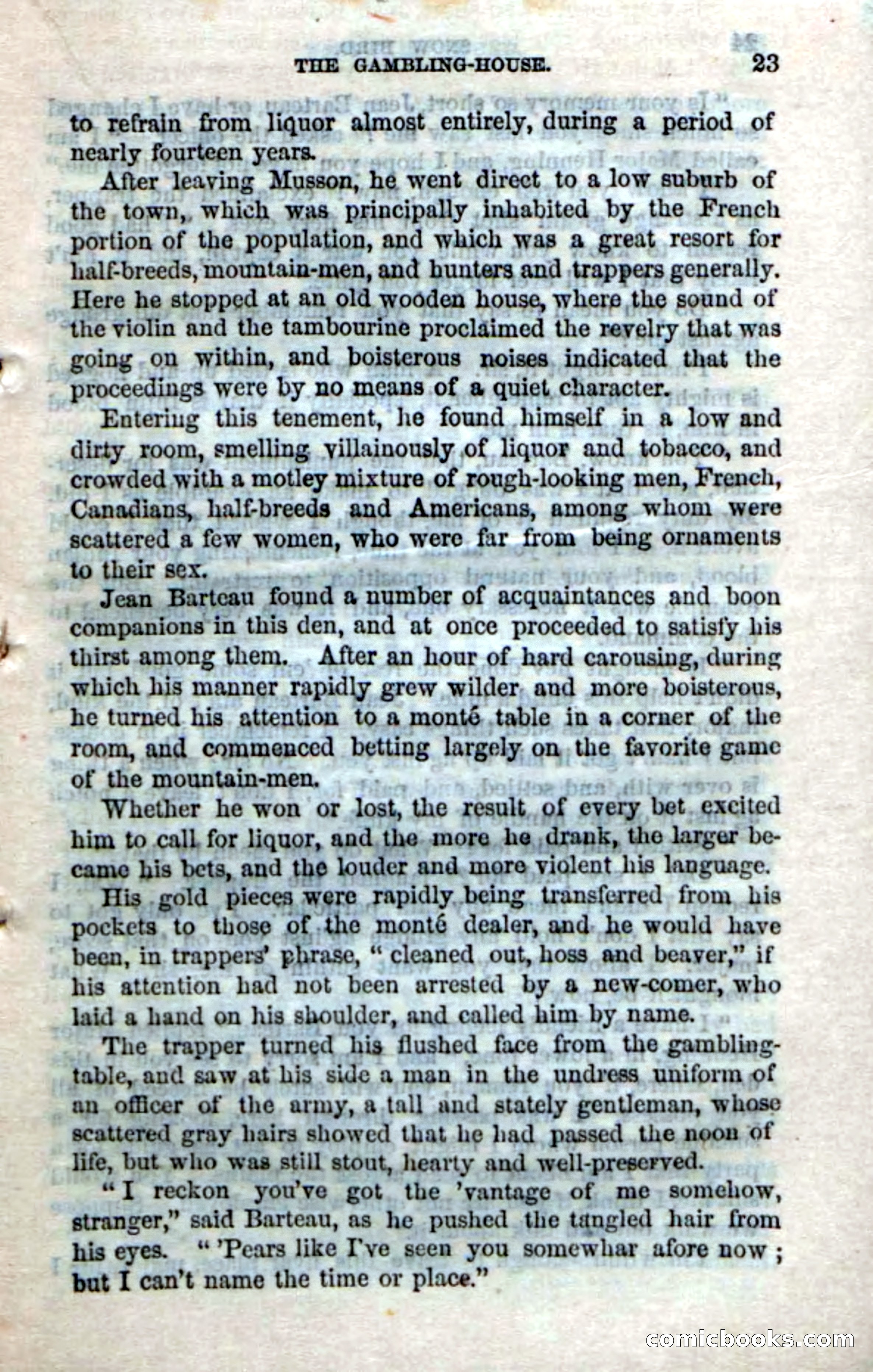 Beadle's Dime Novels No. 159: Snow Bird, the Trapper's Child — page 21 of 116