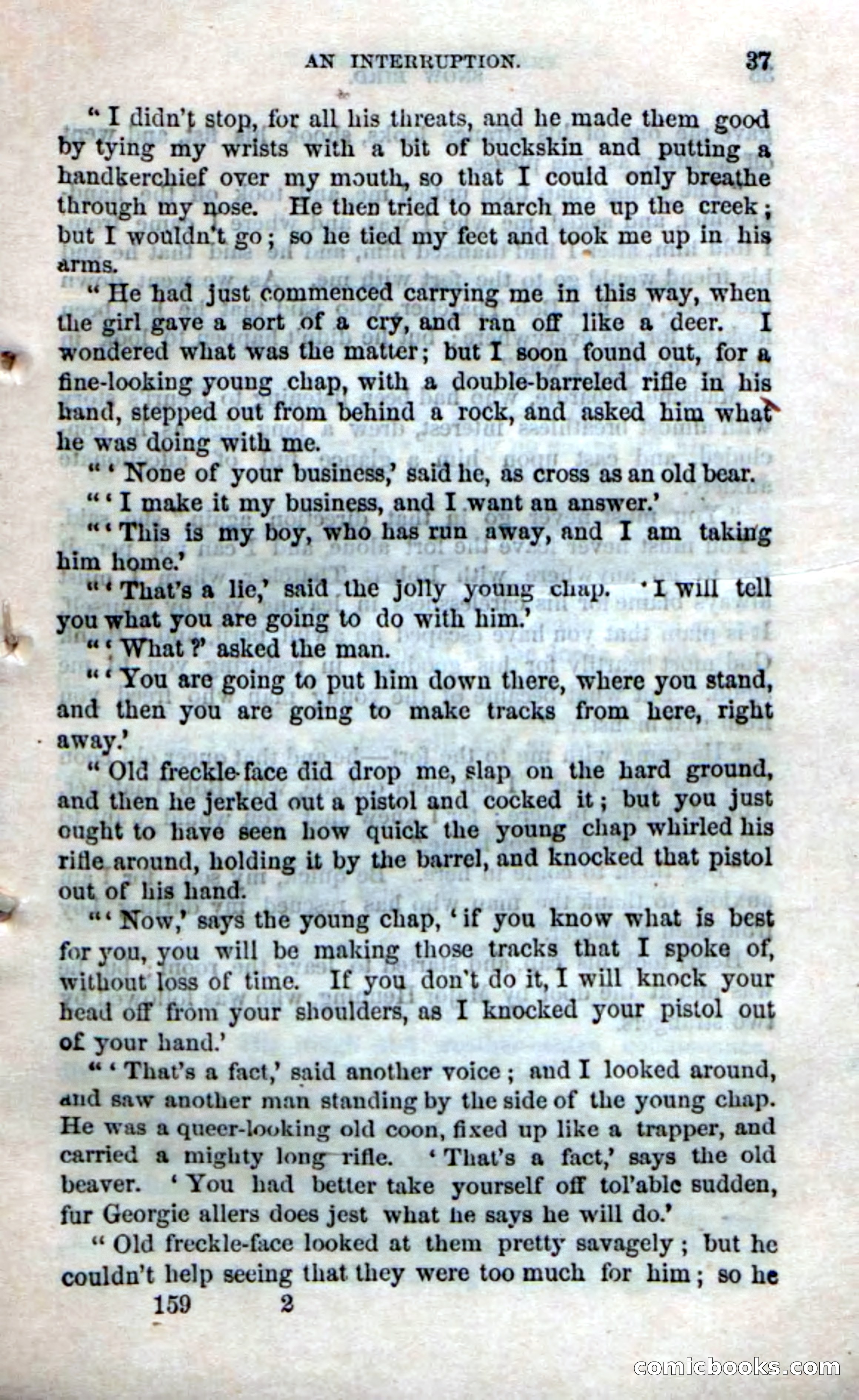 Beadle's Dime Novels No. 159: Snow Bird, the Trapper's Child — page 35 of 116