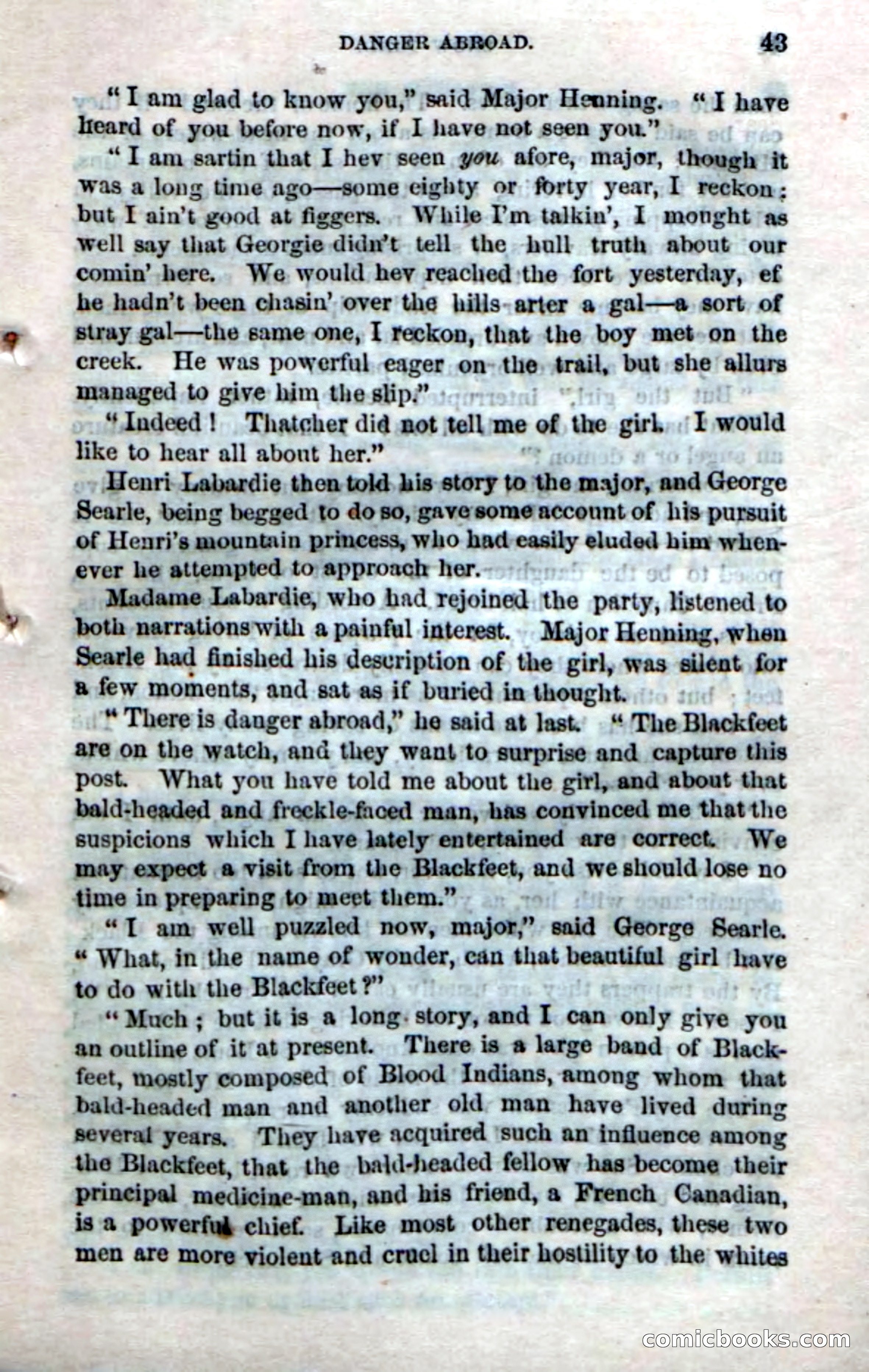 Beadle's Dime Novels No. 159: Snow Bird, the Trapper's Child — page 41 of 116