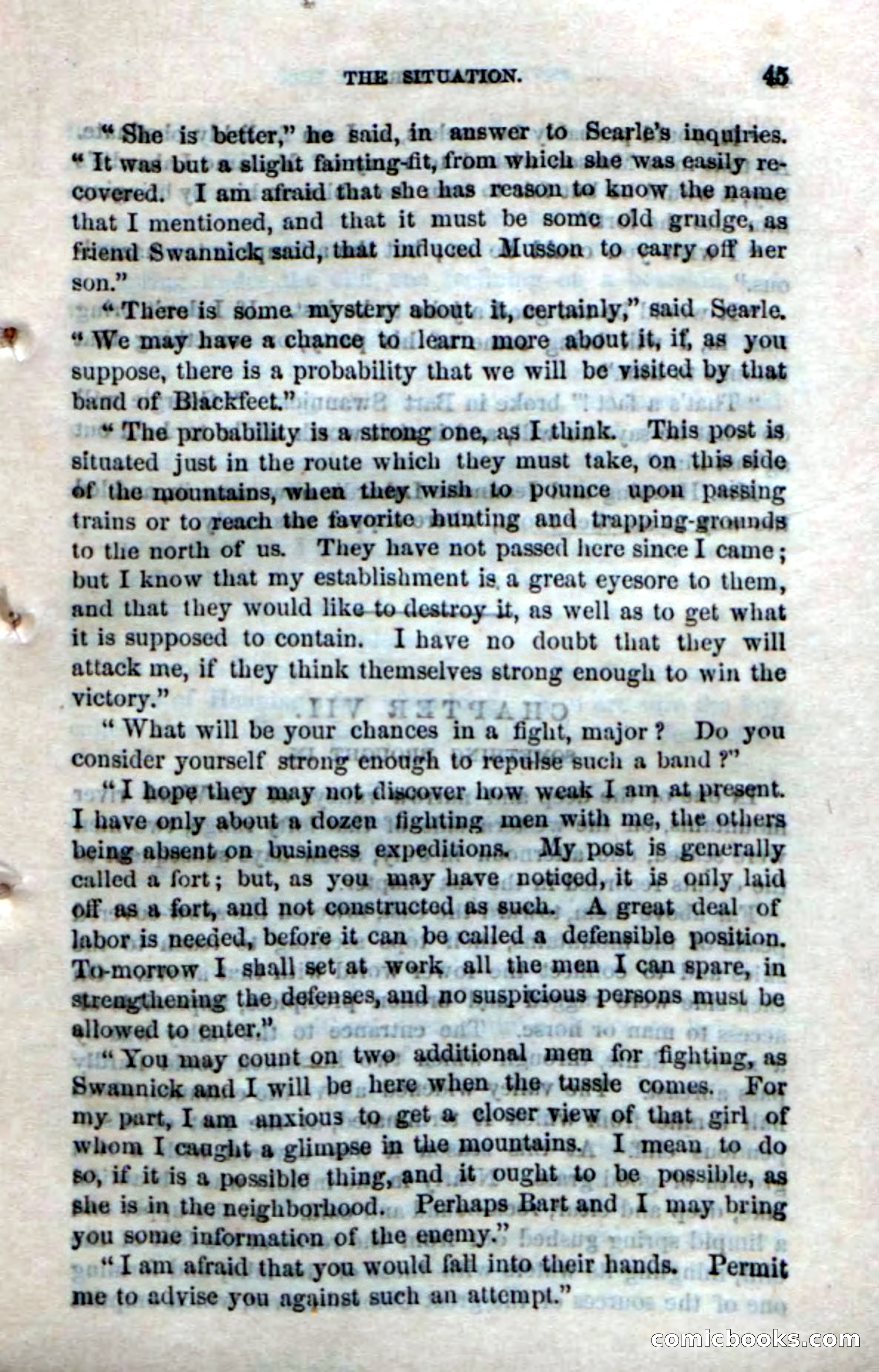 Beadle's Dime Novels No. 159: Snow Bird, the Trapper's Child — page 43 of 116