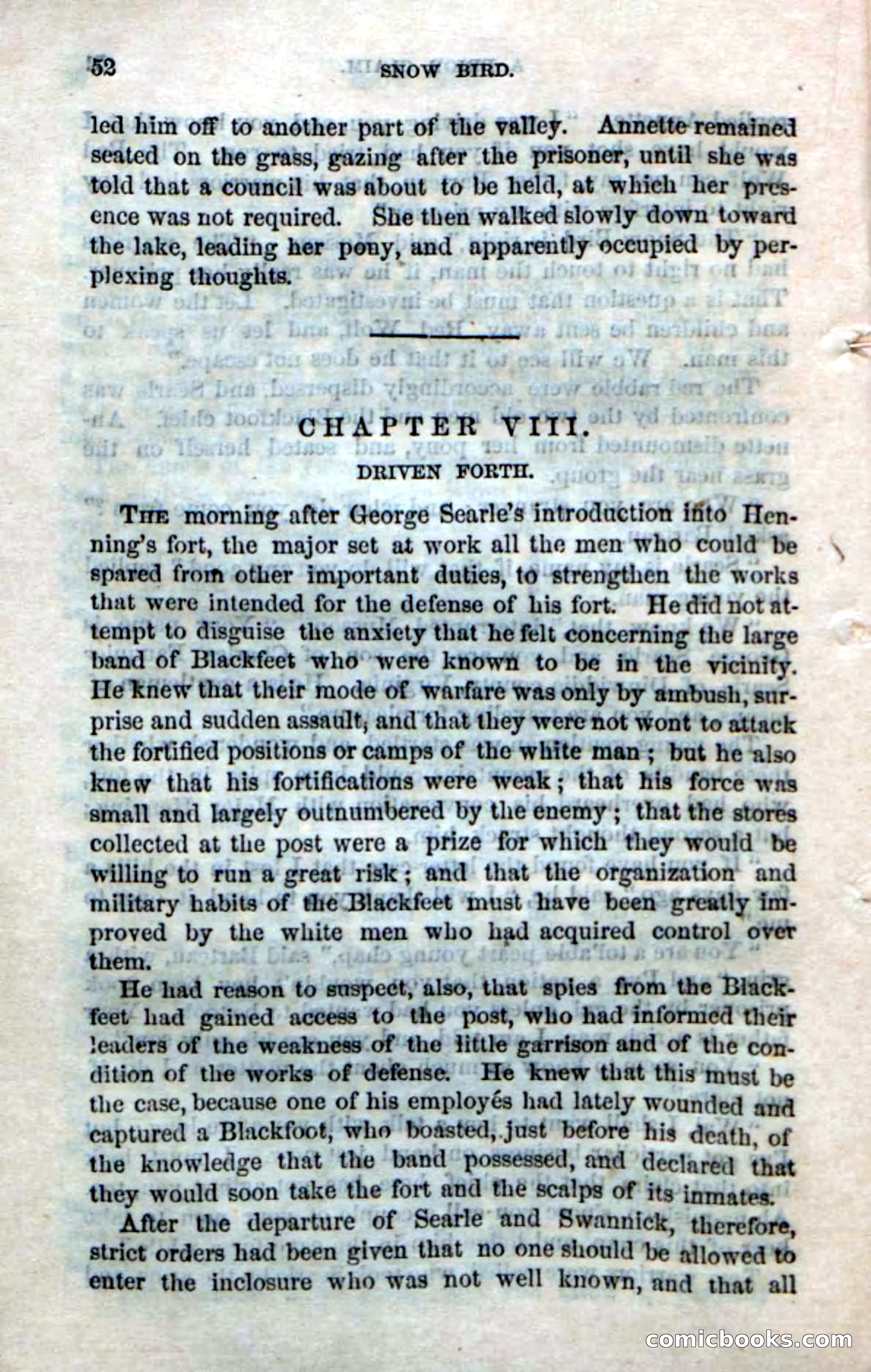 Beadle's Dime Novels No. 159: Snow Bird, the Trapper's Child — page 50 of 116