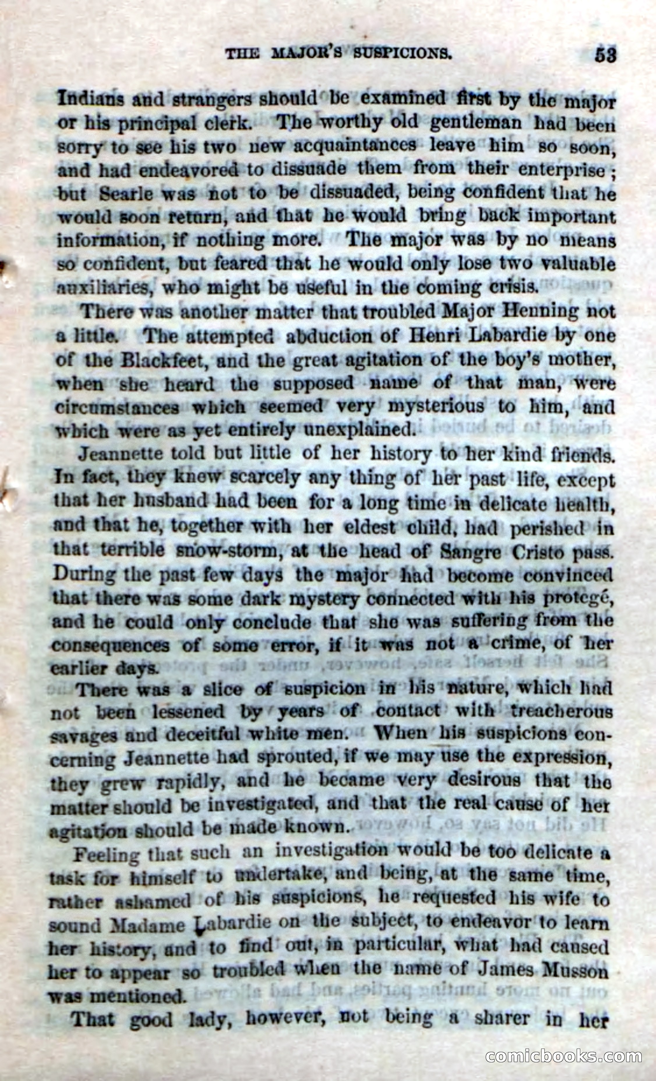Beadle's Dime Novels No. 159: Snow Bird, the Trapper's Child — page 51 of 116