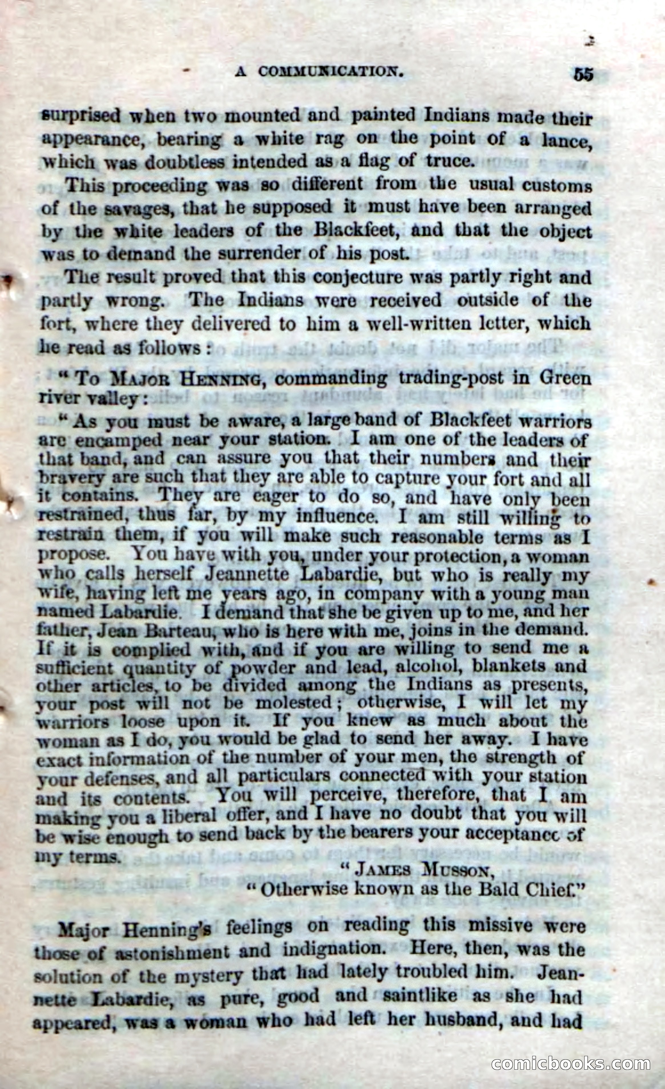 Beadle's Dime Novels No. 159: Snow Bird, the Trapper's Child — page 53 of 116