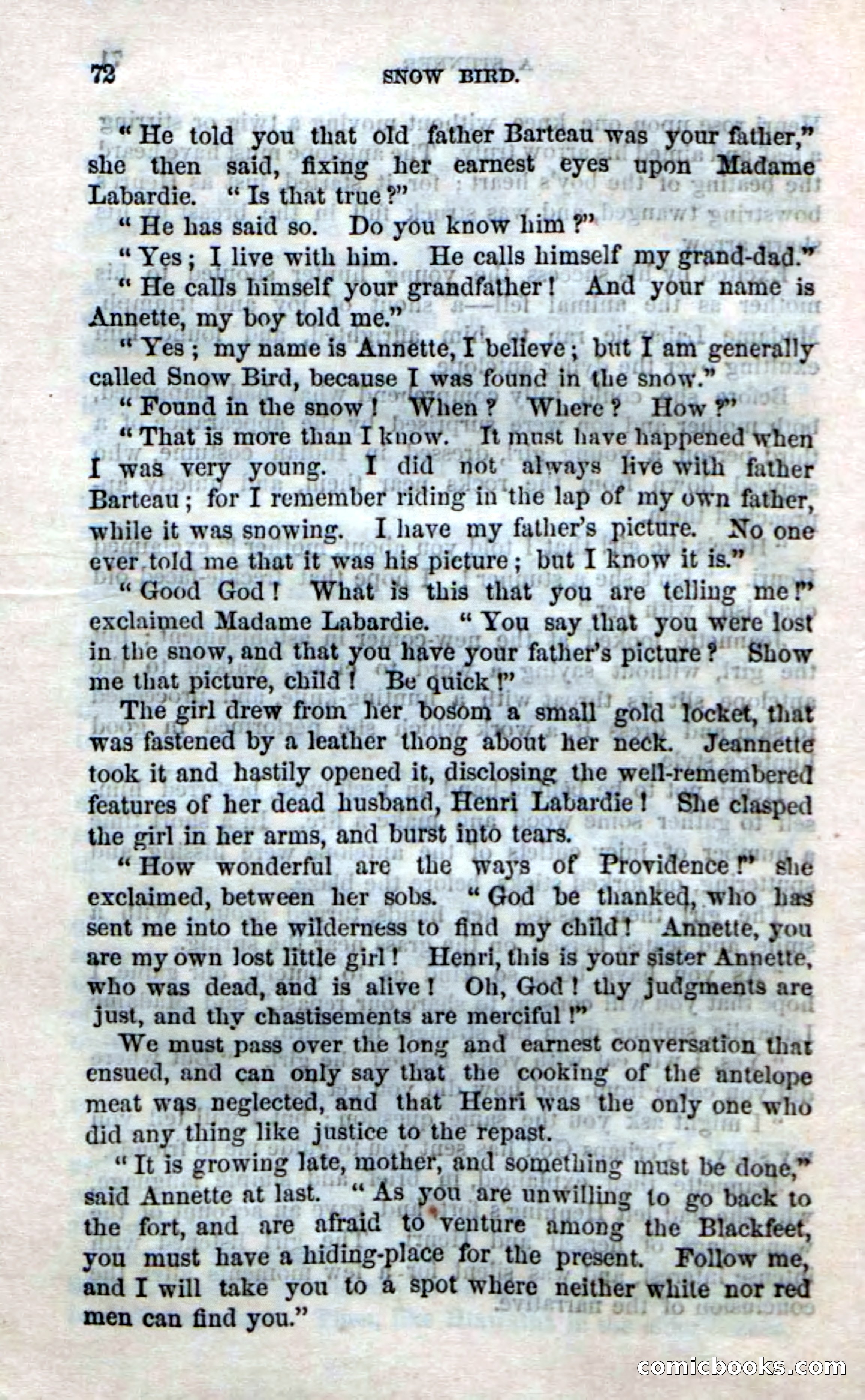 Beadle's Dime Novels No. 159: Snow Bird, the Trapper's Child — page 70 of 116