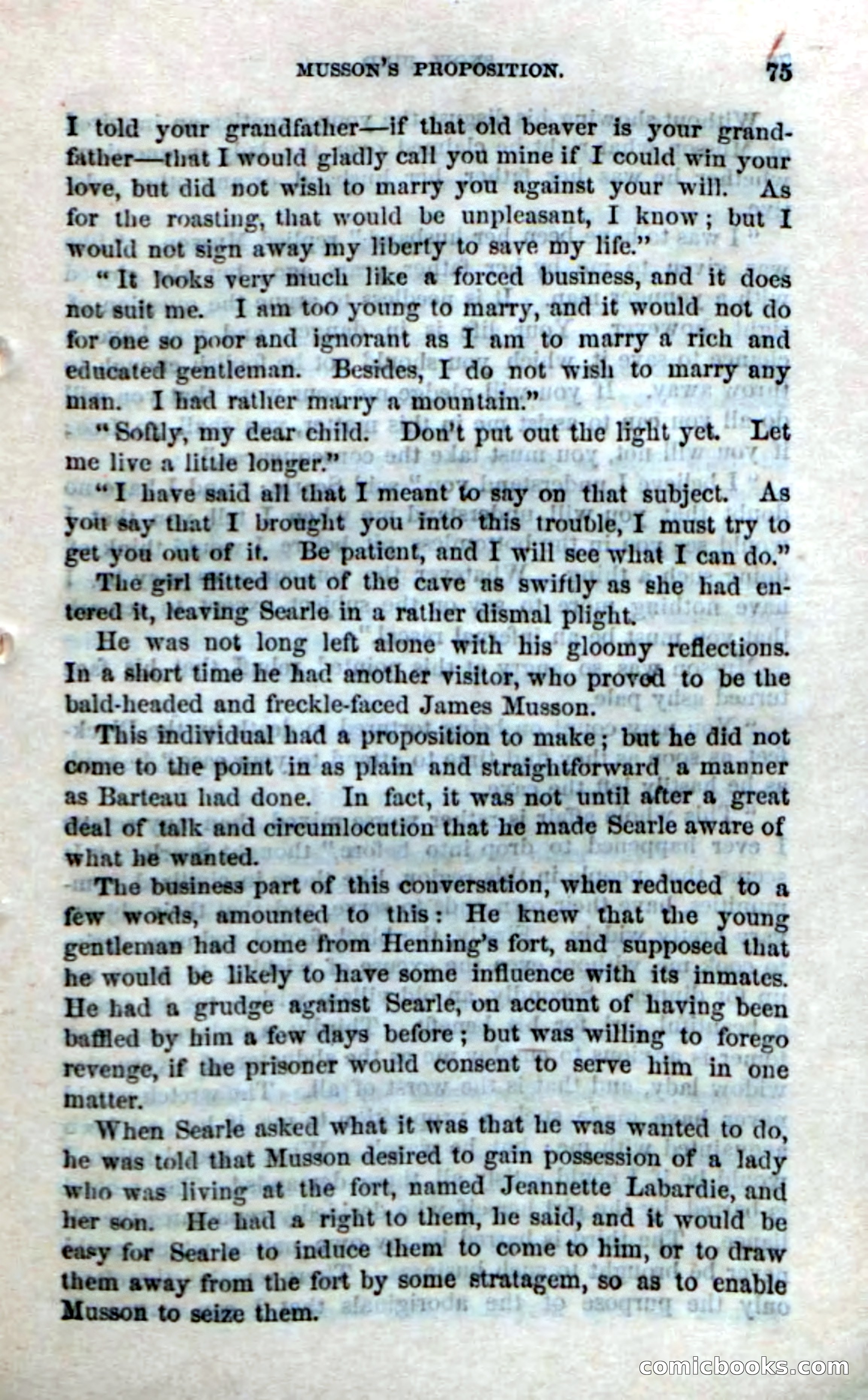 Beadle's Dime Novels No. 159: Snow Bird, the Trapper's Child — page 73 of 116