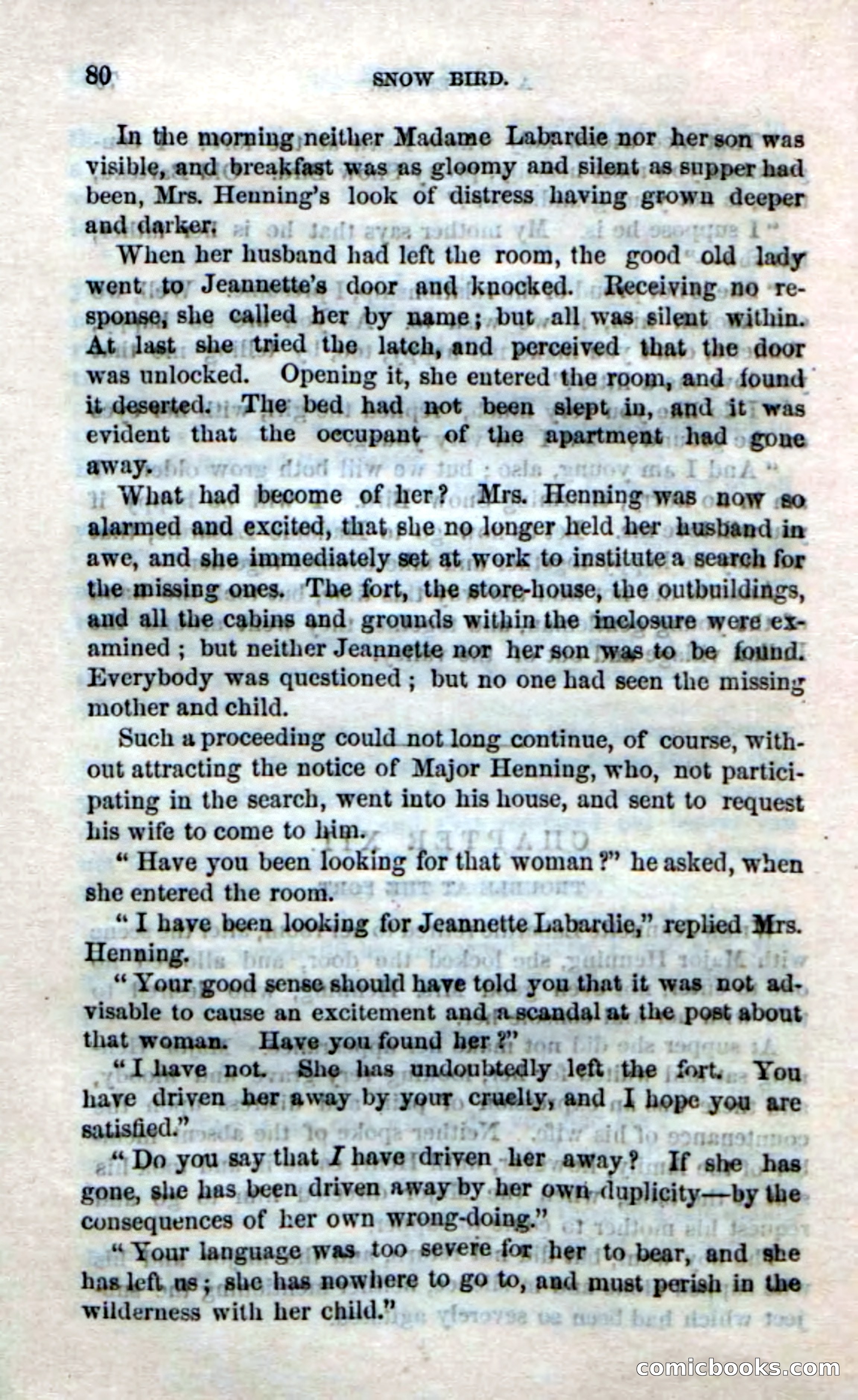 Beadle's Dime Novels No. 159: Snow Bird, the Trapper's Child — page 78 of 116