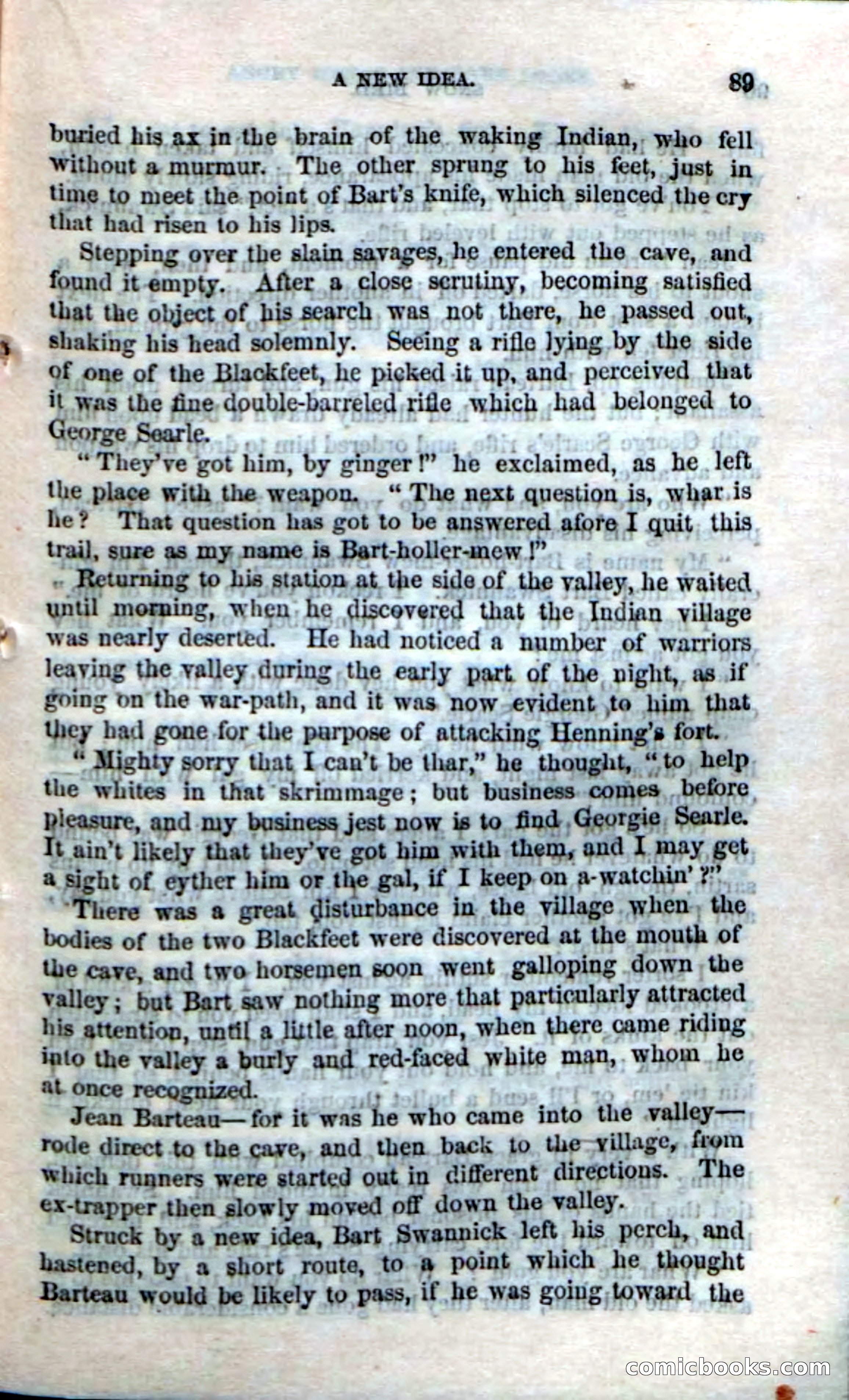 Beadle's Dime Novels No. 159: Snow Bird, the Trapper's Child — page 87 of 116
