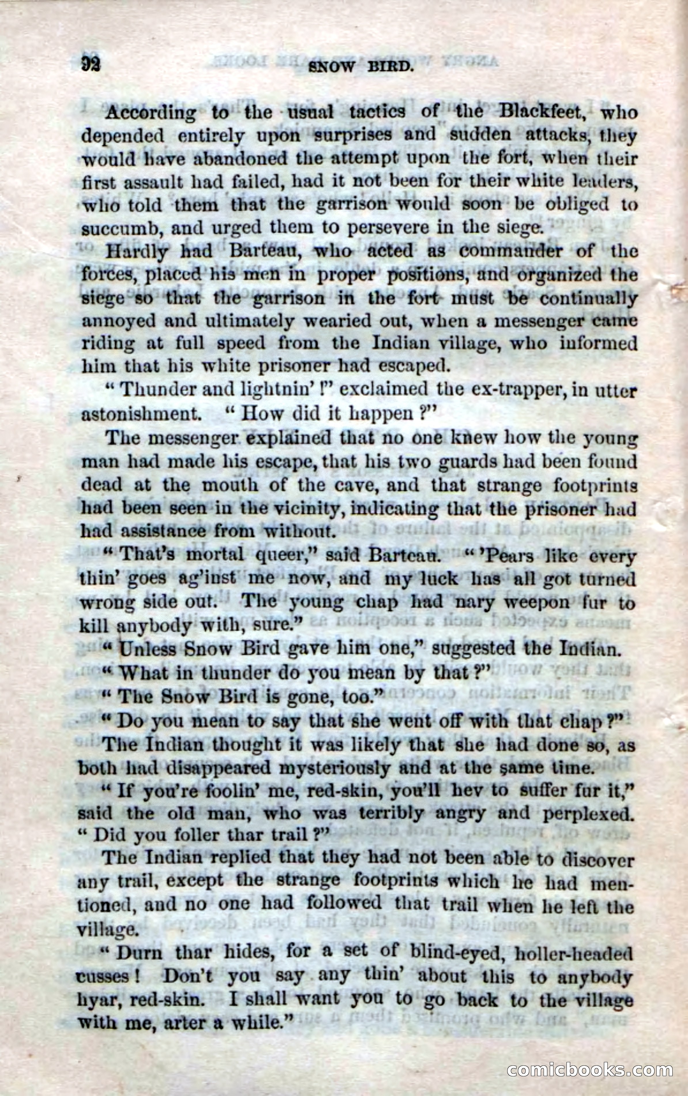 Beadle's Dime Novels No. 159: Snow Bird, the Trapper's Child — page 90 of 116