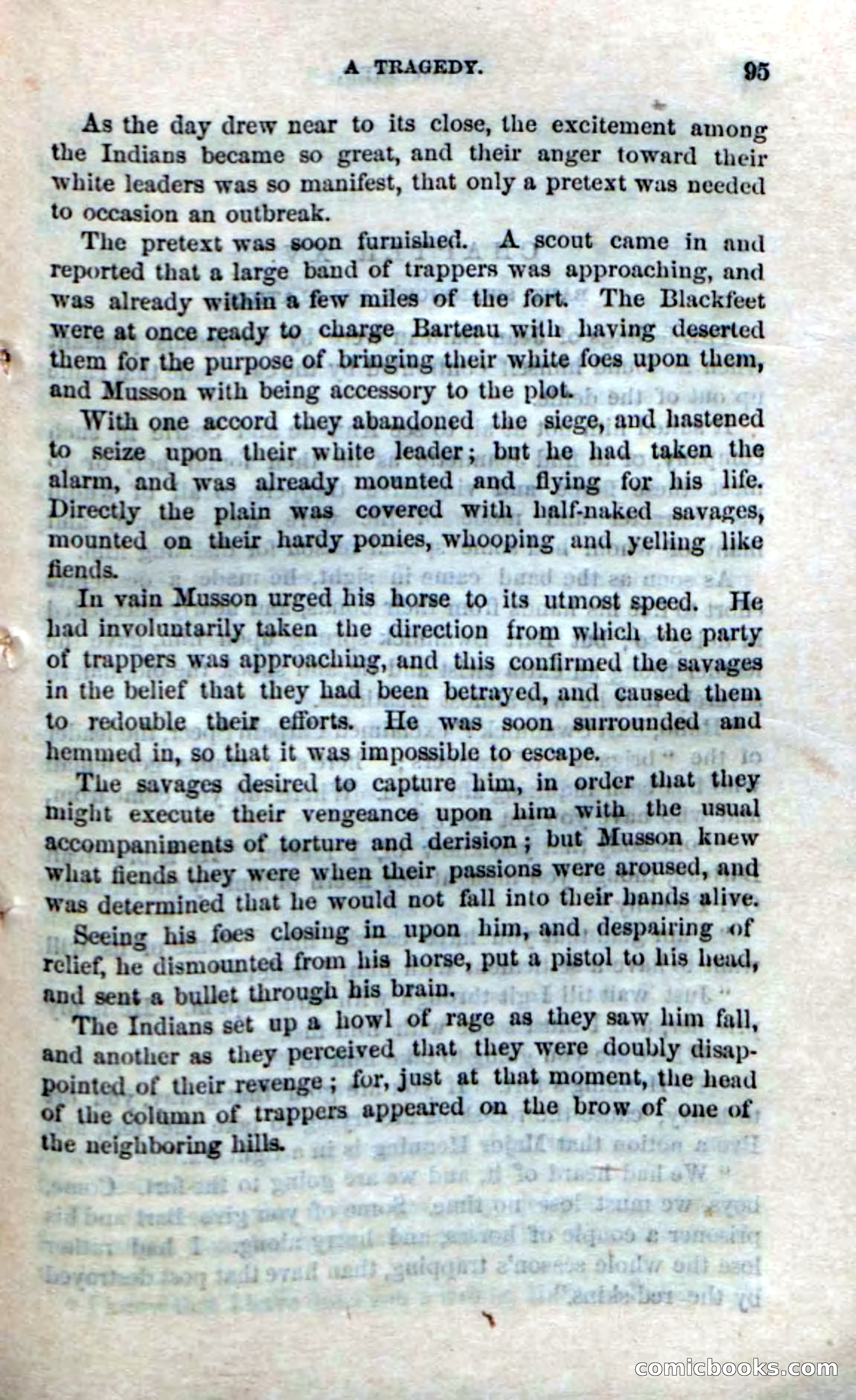 Beadle's Dime Novels No. 159: Snow Bird, the Trapper's Child — page 93 of 116