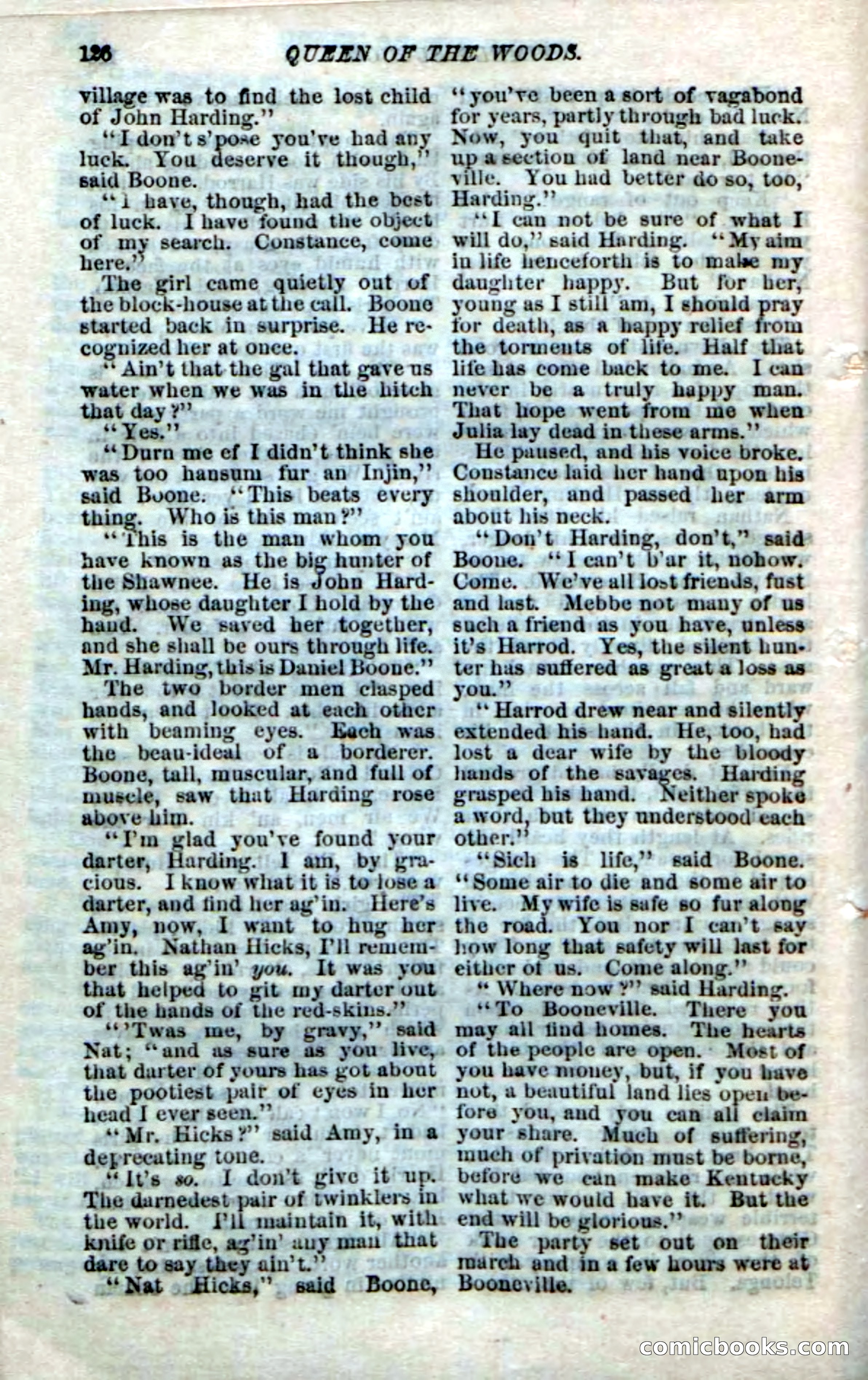Beadle's Dime Novels No. 159: Snow Bird, the Trapper's Child — page 110 of 116