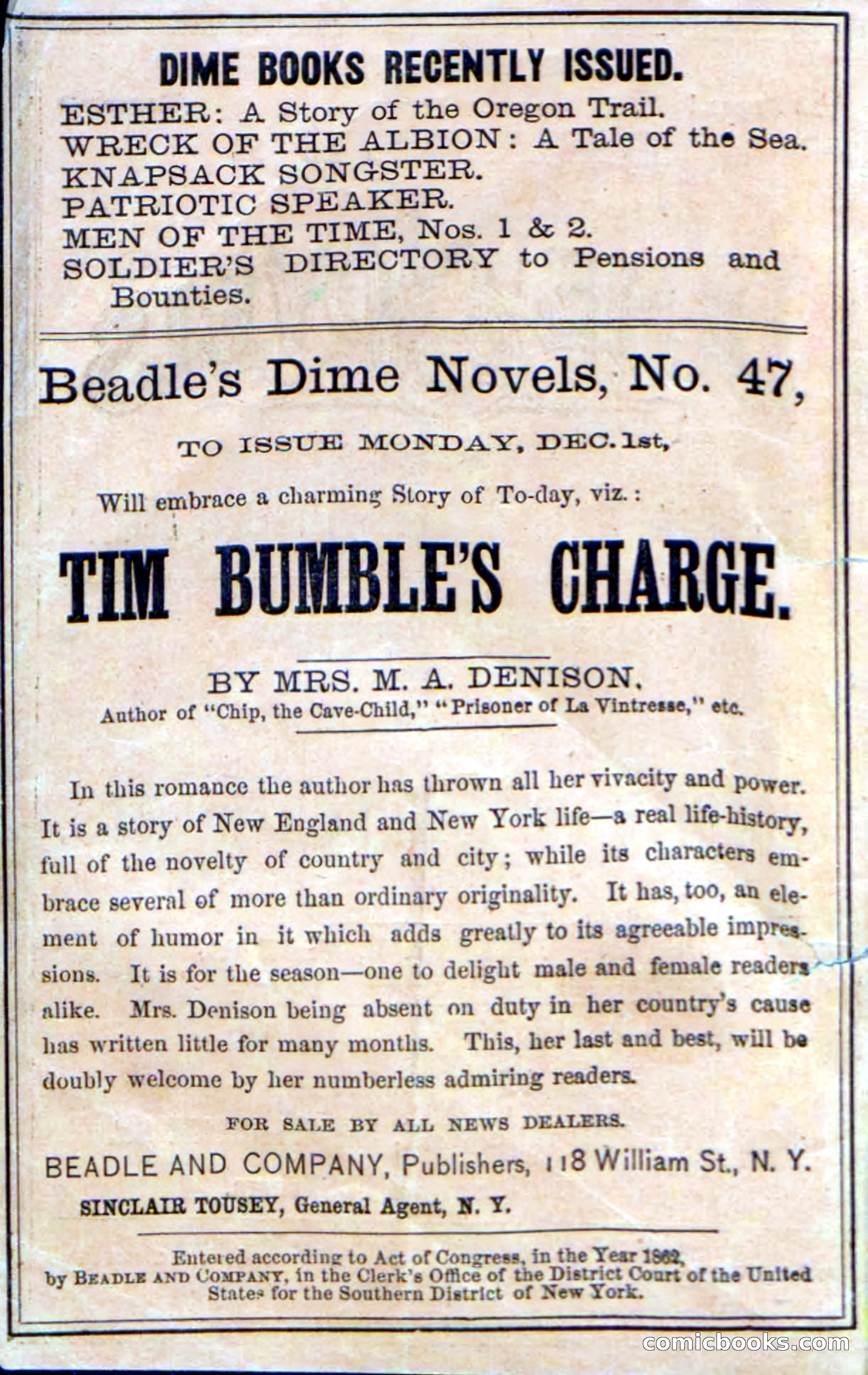 Beadle's Dime Novels No. 16 — page 2 of 132