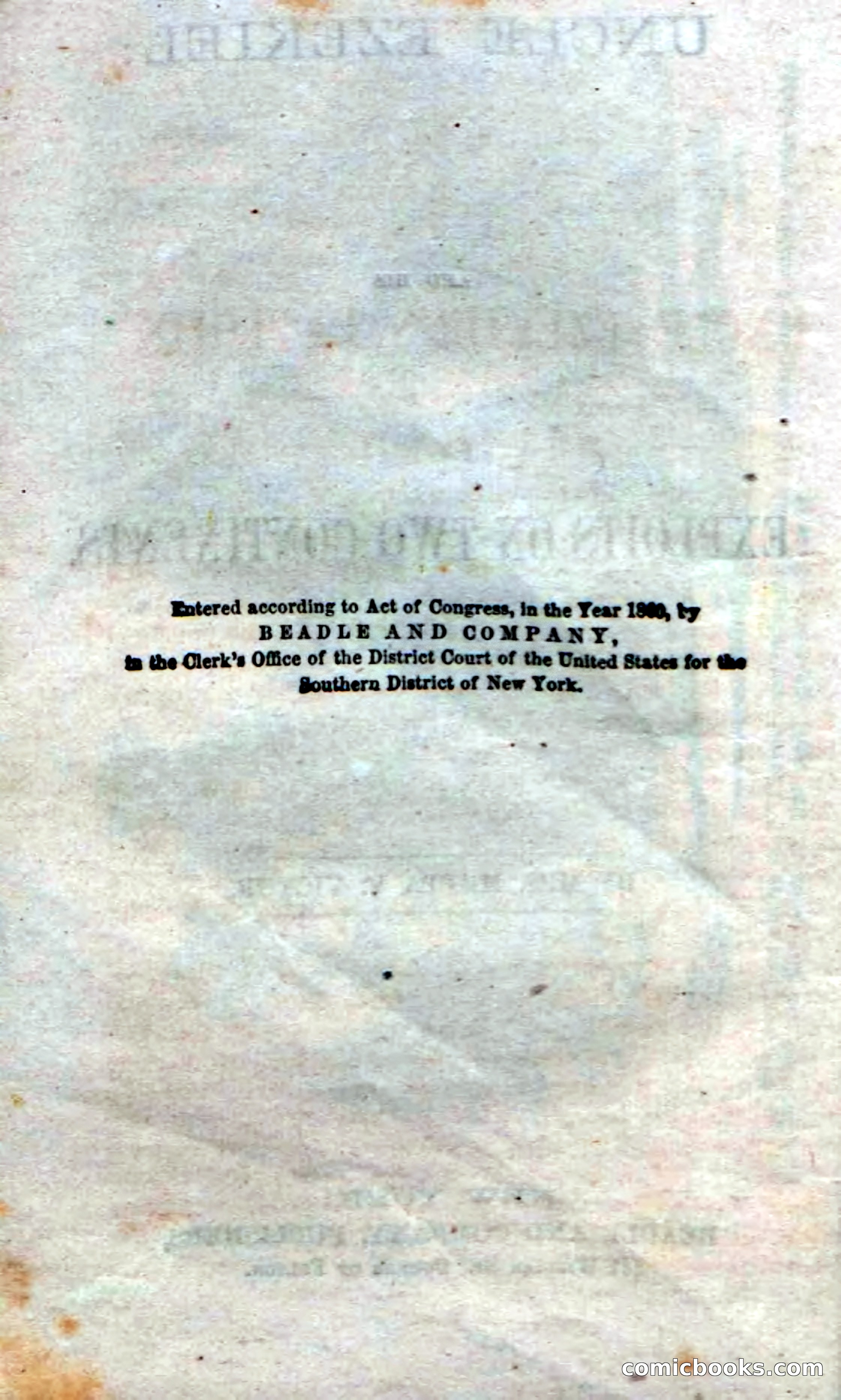 Beadle's Dime Novels No. 16 — page 6 of 132