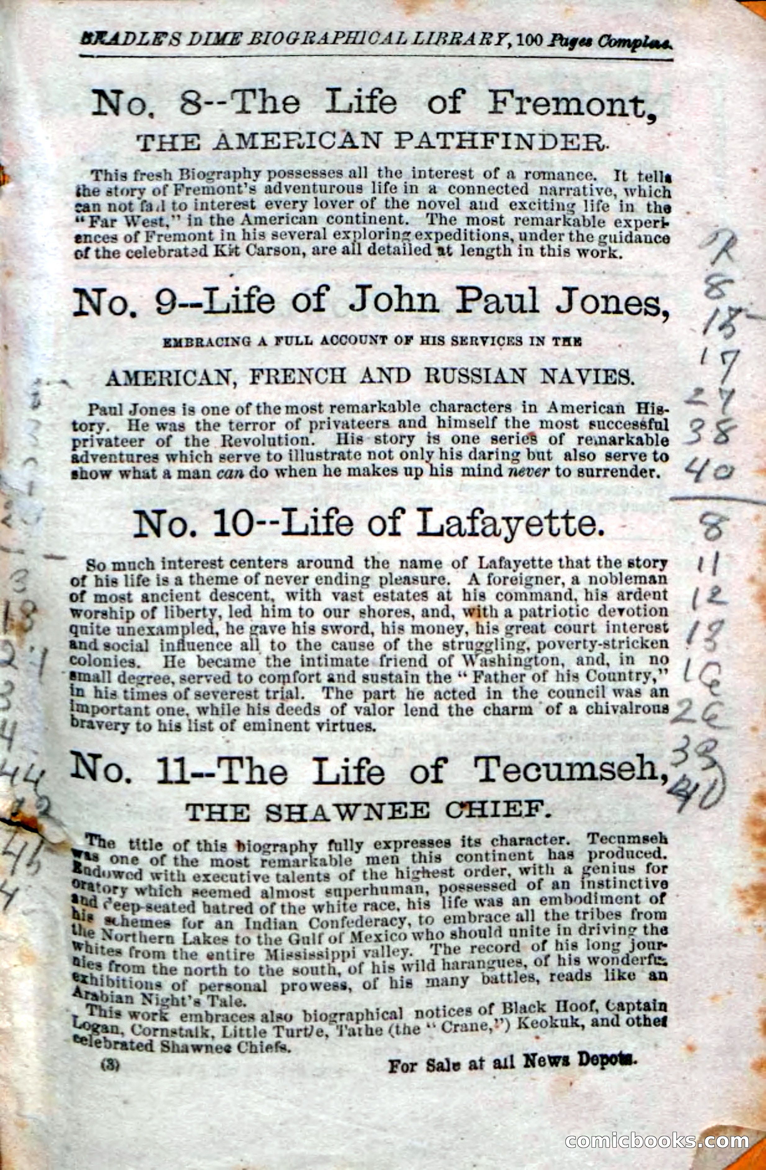 Beadle's Dime Novels No. 16 — page 129 of 132