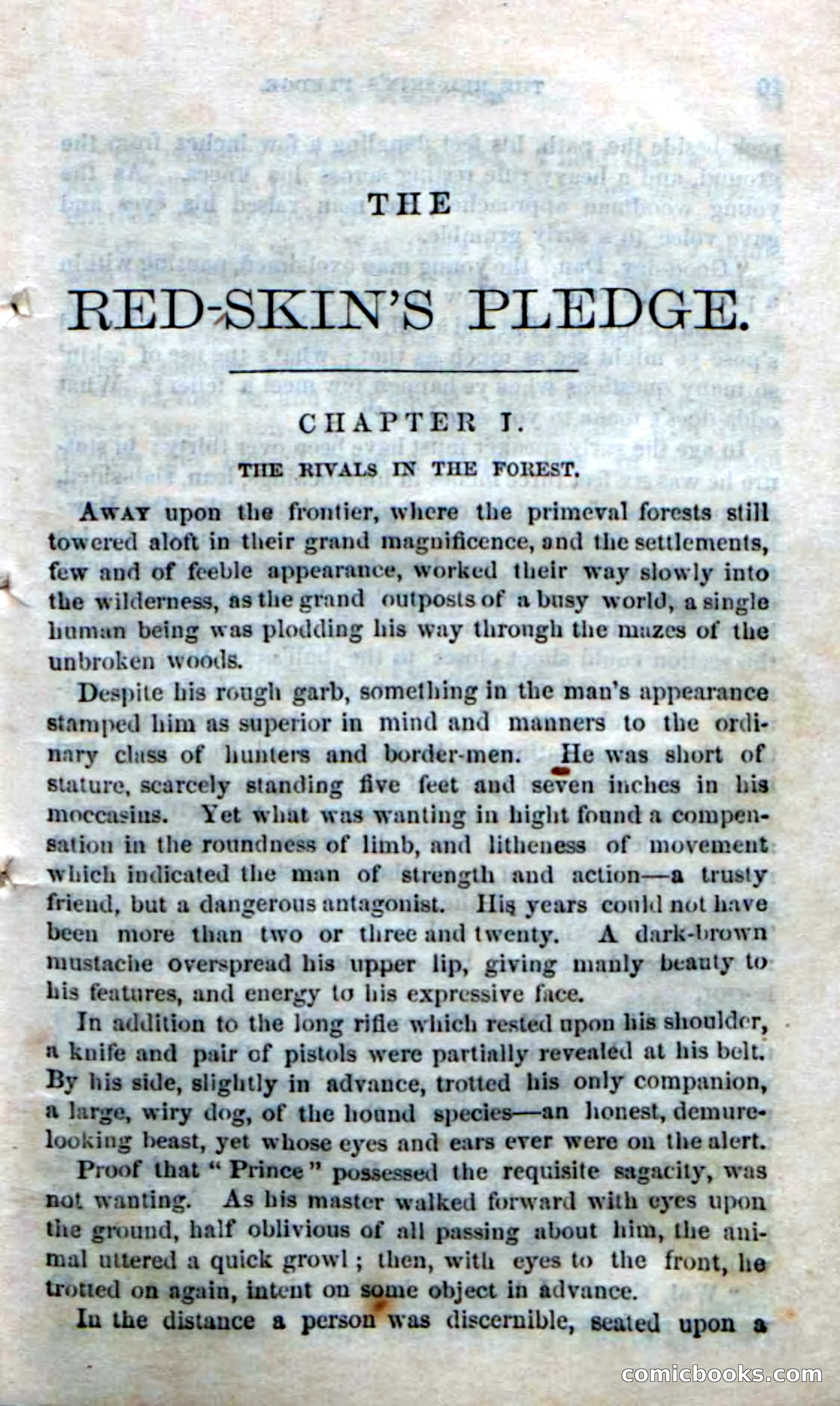 Beadle's Dime Novels No. 166: Red-Skin's Pledge — page 7 of 100