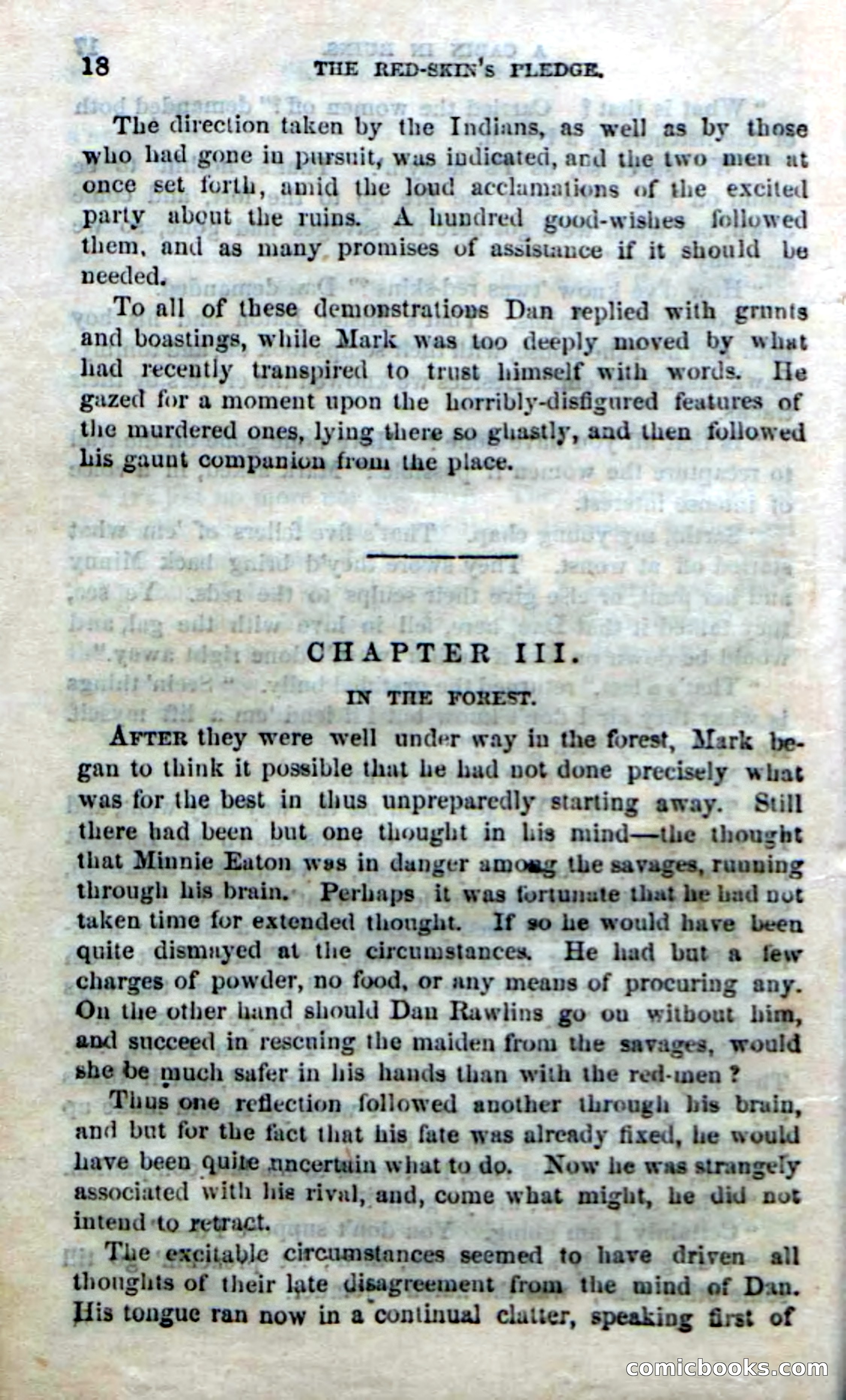 Beadle's Dime Novels No. 166: Red-Skin's Pledge — page 16 of 100