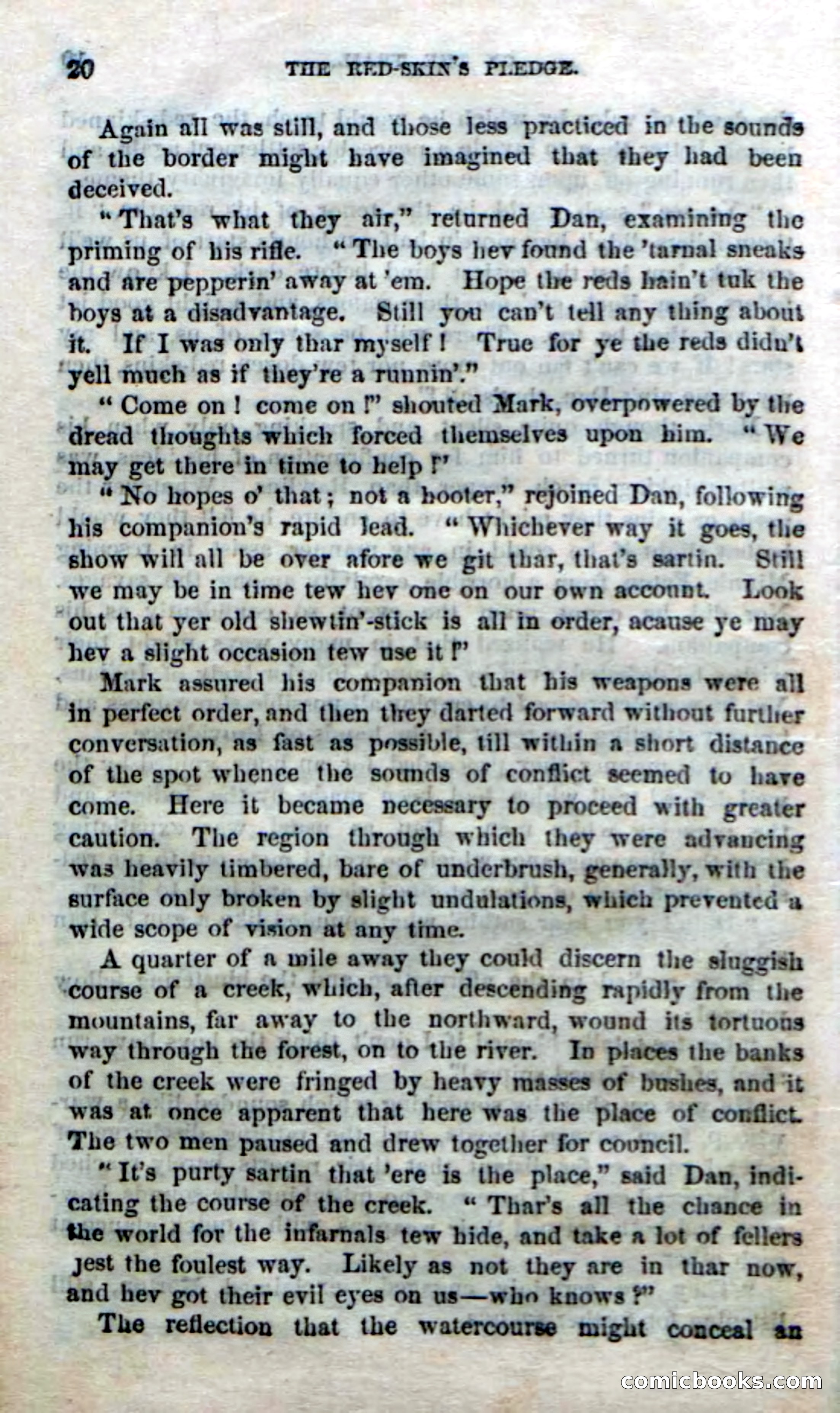 Beadle's Dime Novels No. 166: Red-Skin's Pledge — page 18 of 100