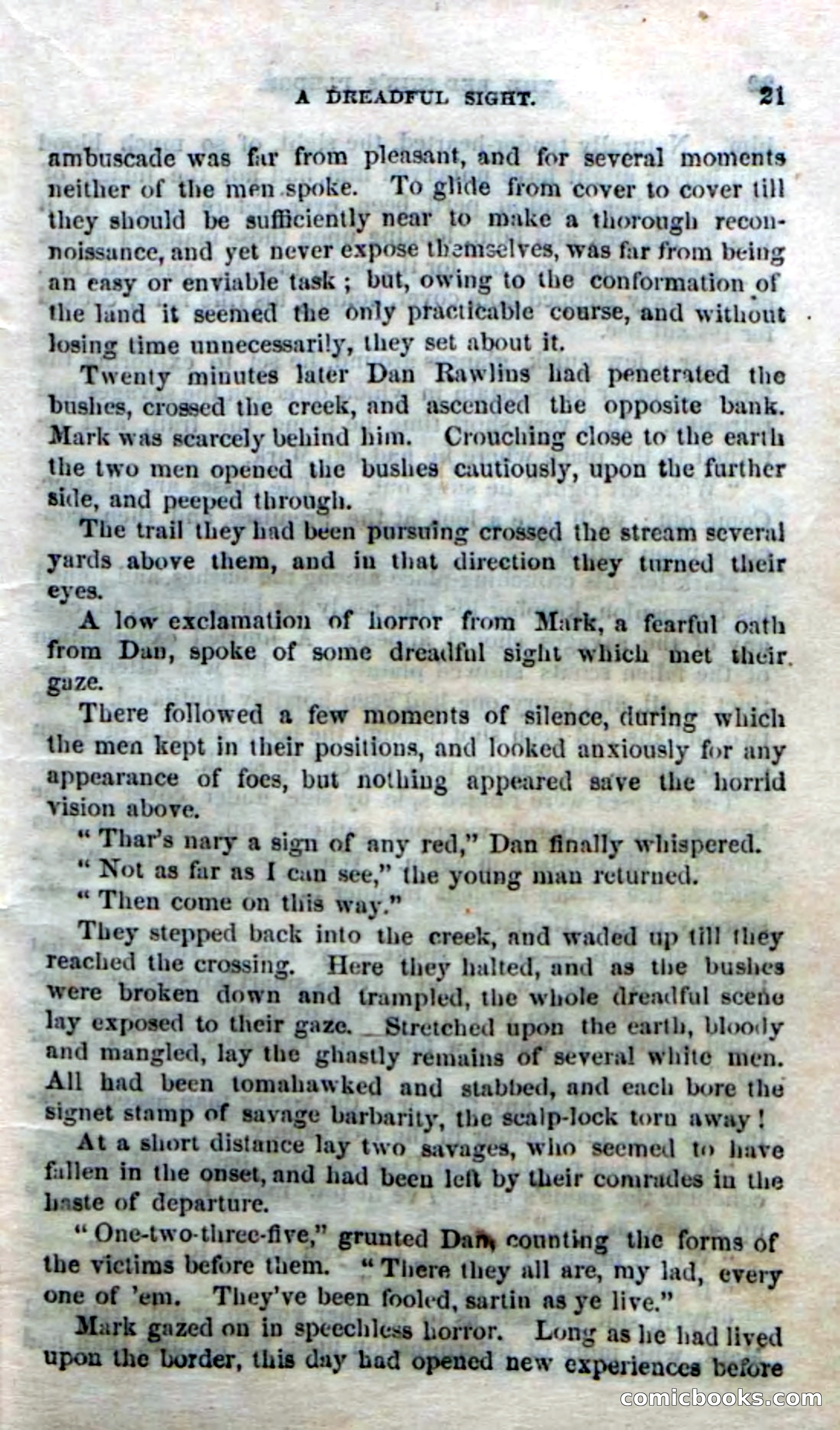 Beadle's Dime Novels No. 166: Red-Skin's Pledge — page 19 of 100