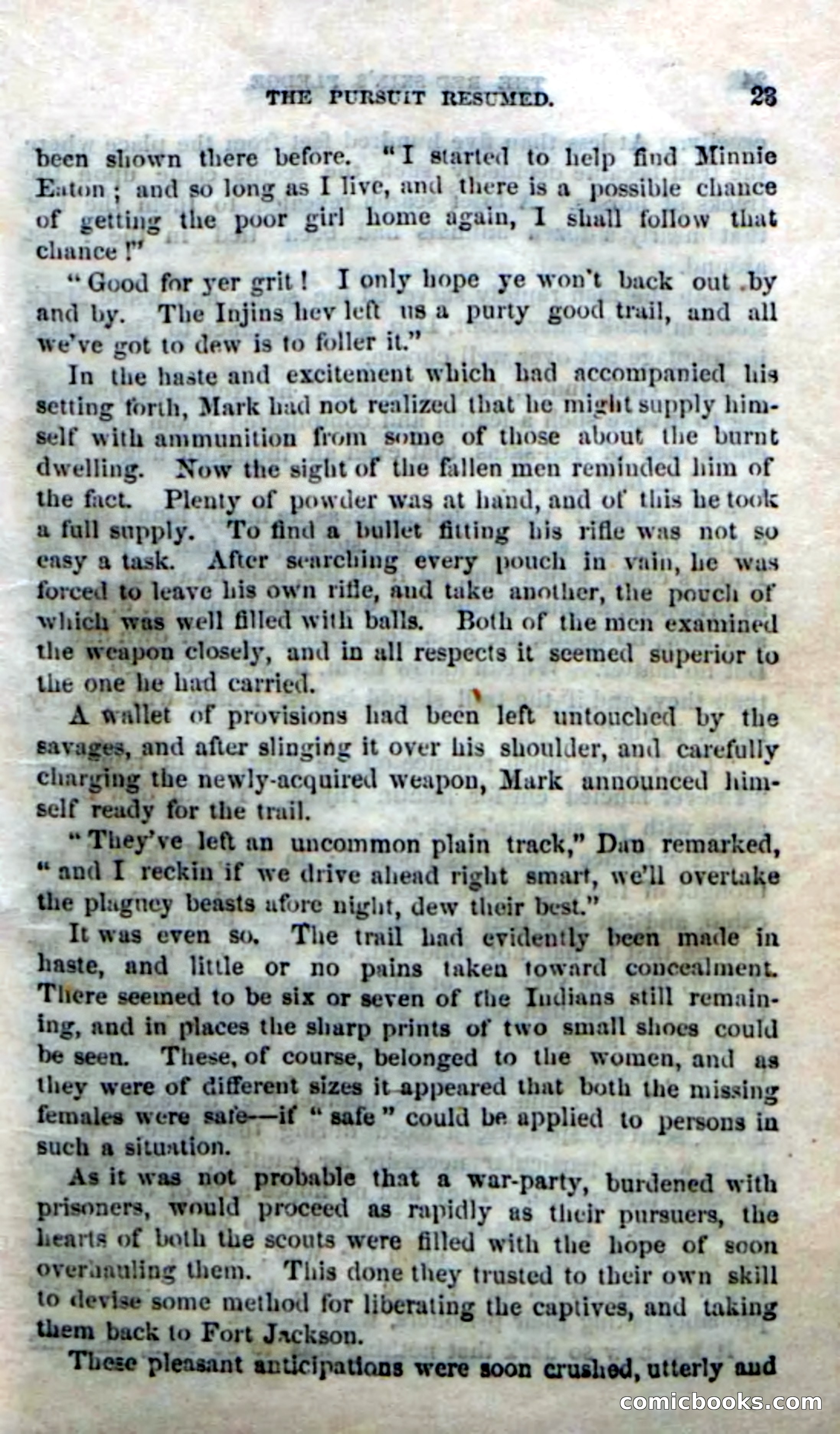 Beadle's Dime Novels No. 166: Red-Skin's Pledge — page 21 of 100