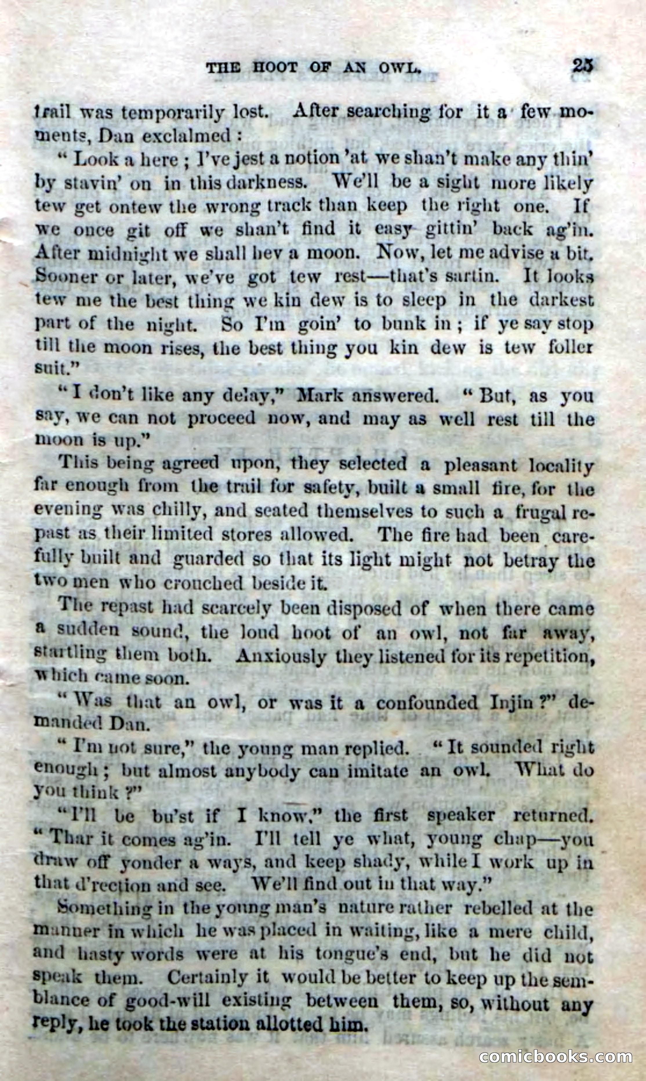 Beadle's Dime Novels No. 166: Red-Skin's Pledge — page 23 of 100