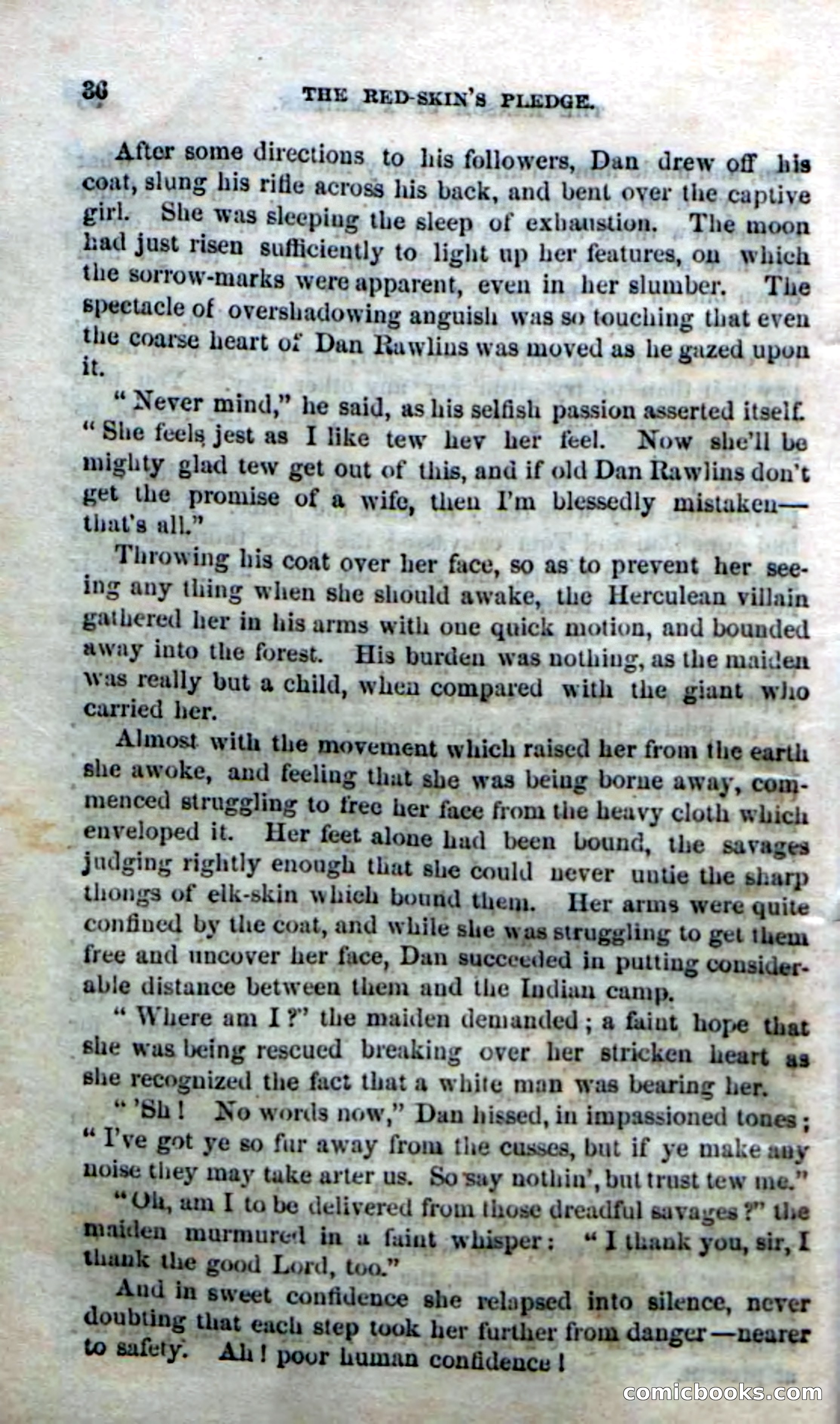 Beadle's Dime Novels No. 166: Red-Skin's Pledge — page 34 of 100