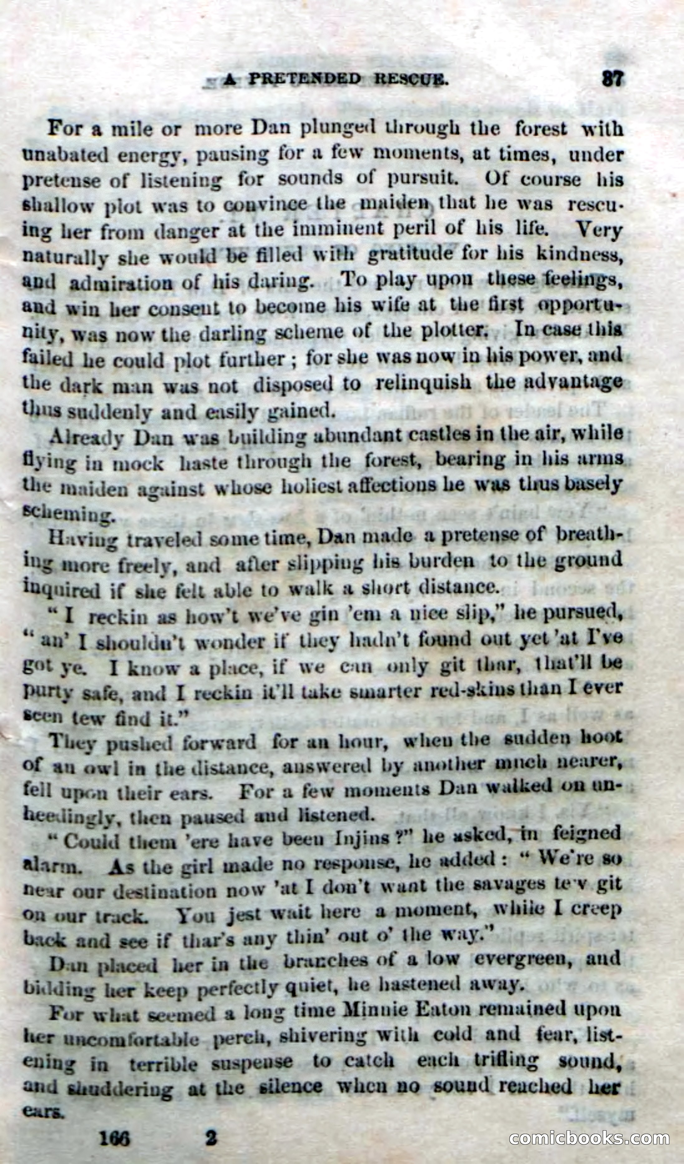 Beadle's Dime Novels No. 166: Red-Skin's Pledge — page 35 of 100