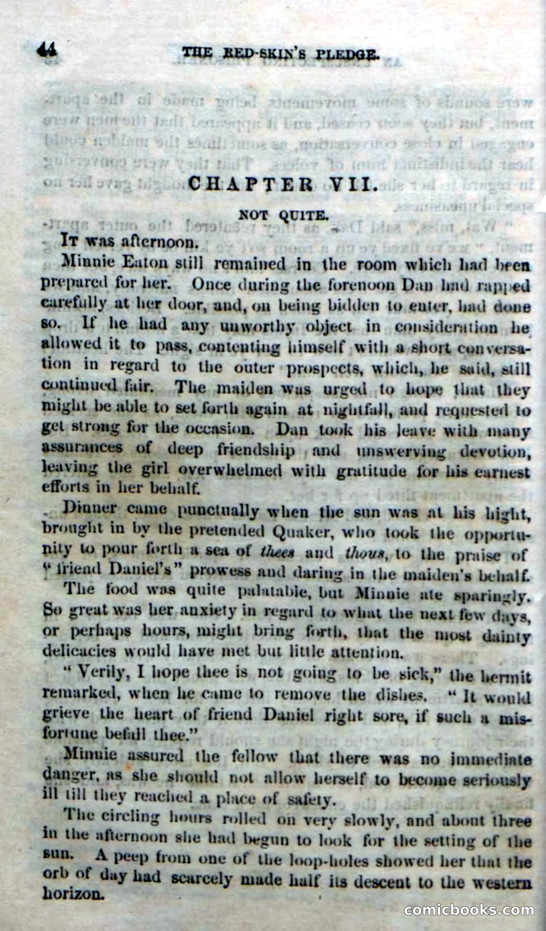 Beadle's Dime Novels No. 166: Red-Skin's Pledge — page 42 of 100