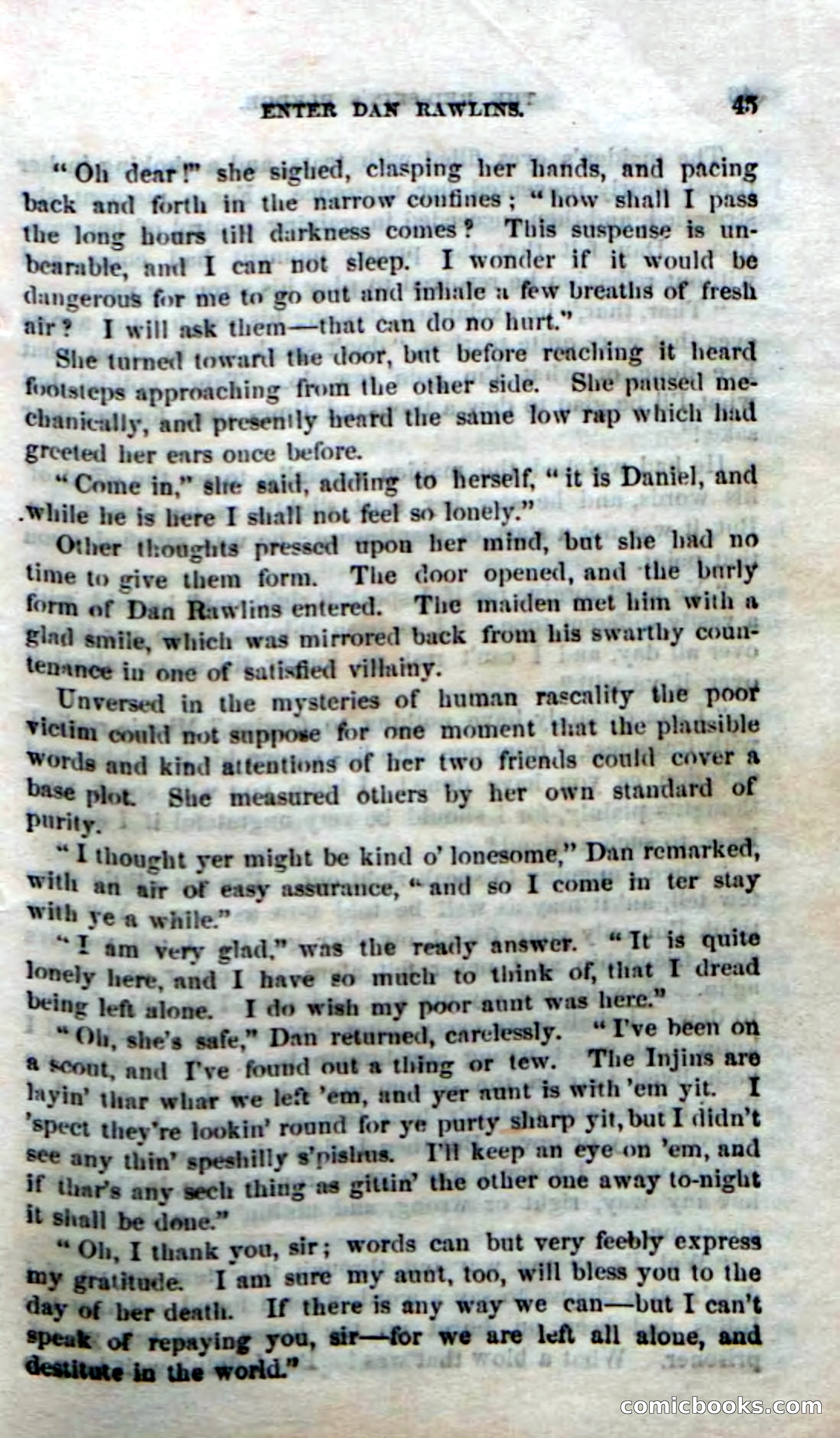 Beadle's Dime Novels No. 166: Red-Skin's Pledge — page 43 of 100