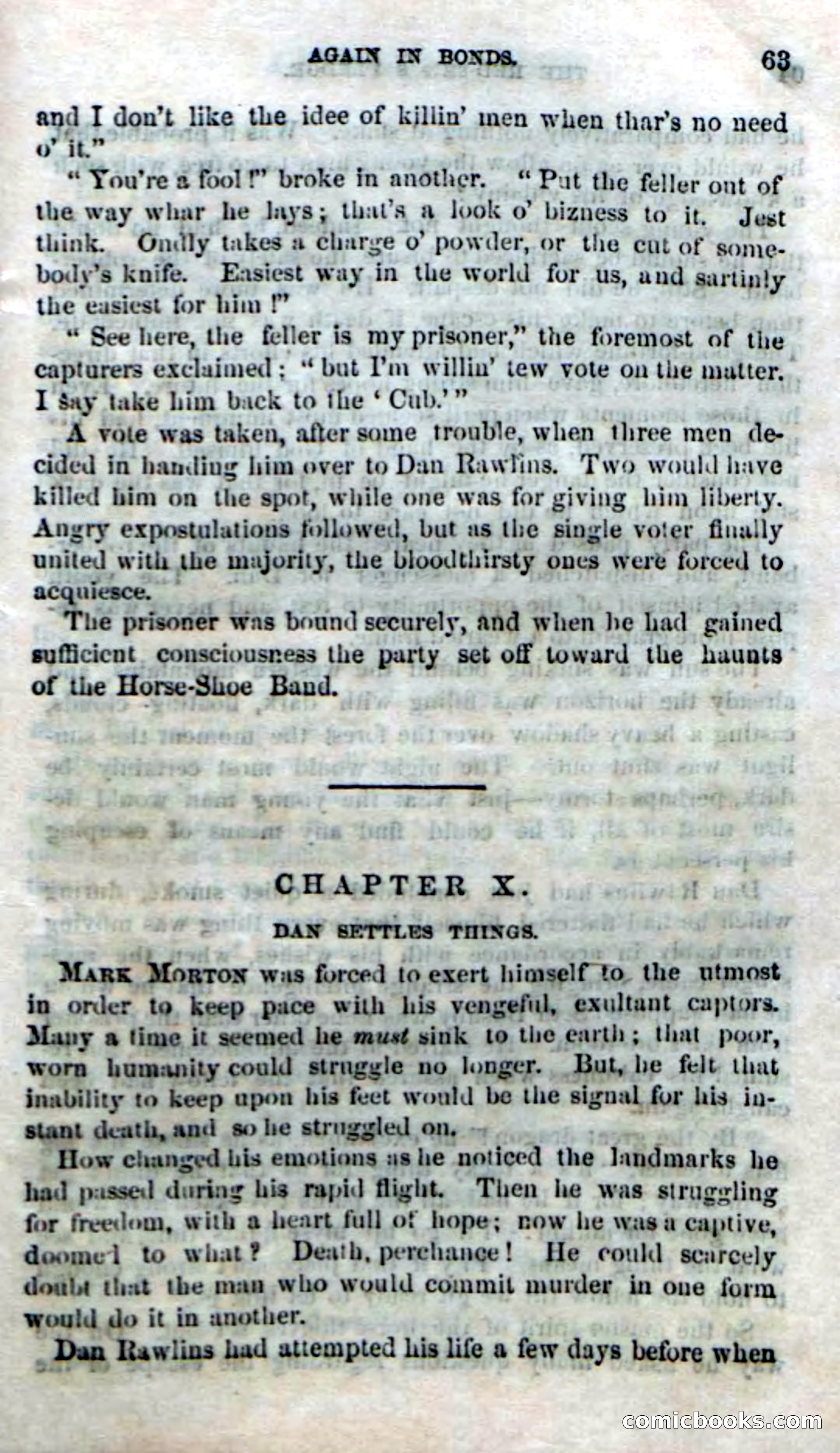 Beadle's Dime Novels No. 166: Red-Skin's Pledge — page 61 of 100