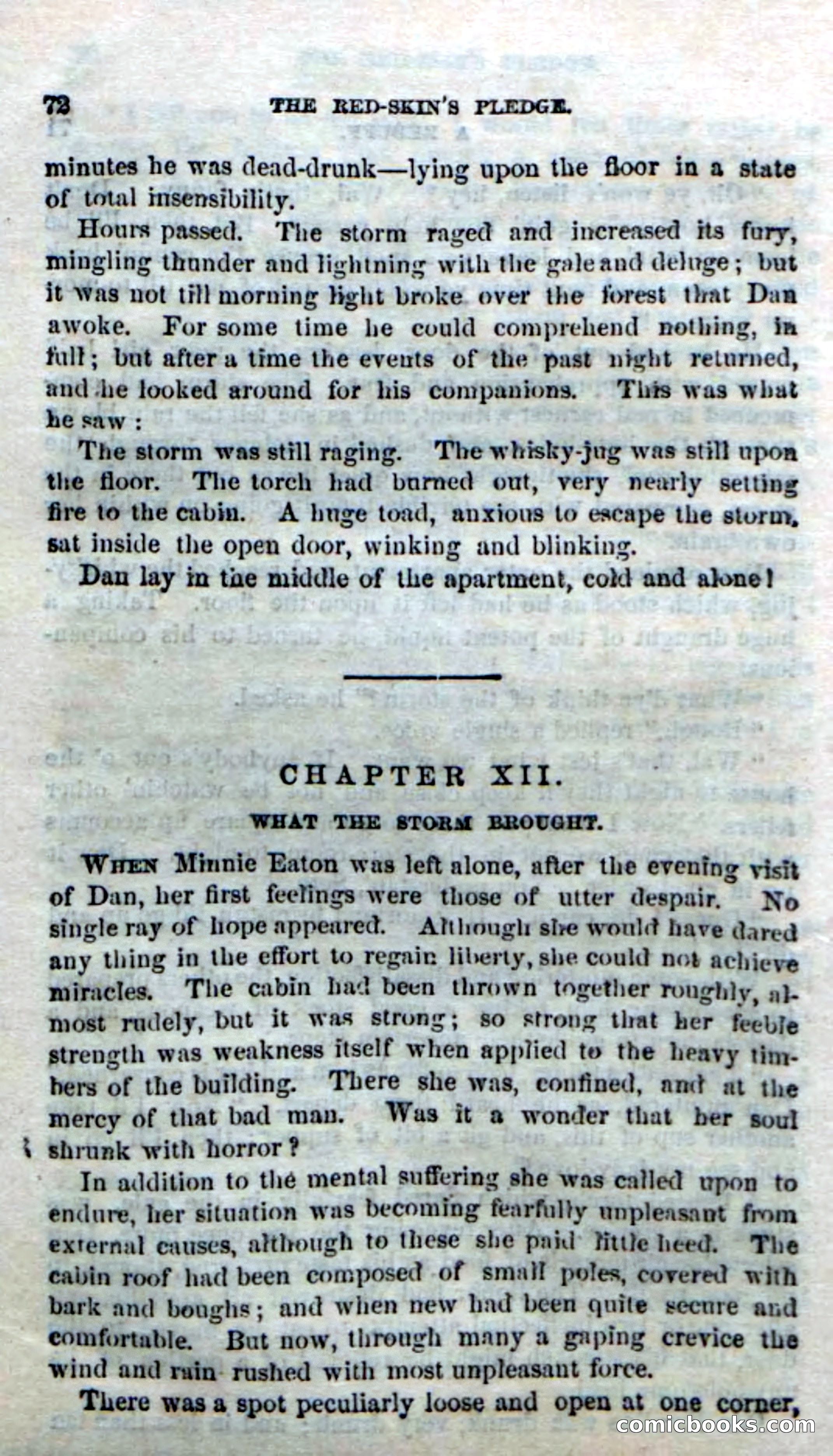 Beadle's Dime Novels No. 166: Red-Skin's Pledge — page 70 of 100