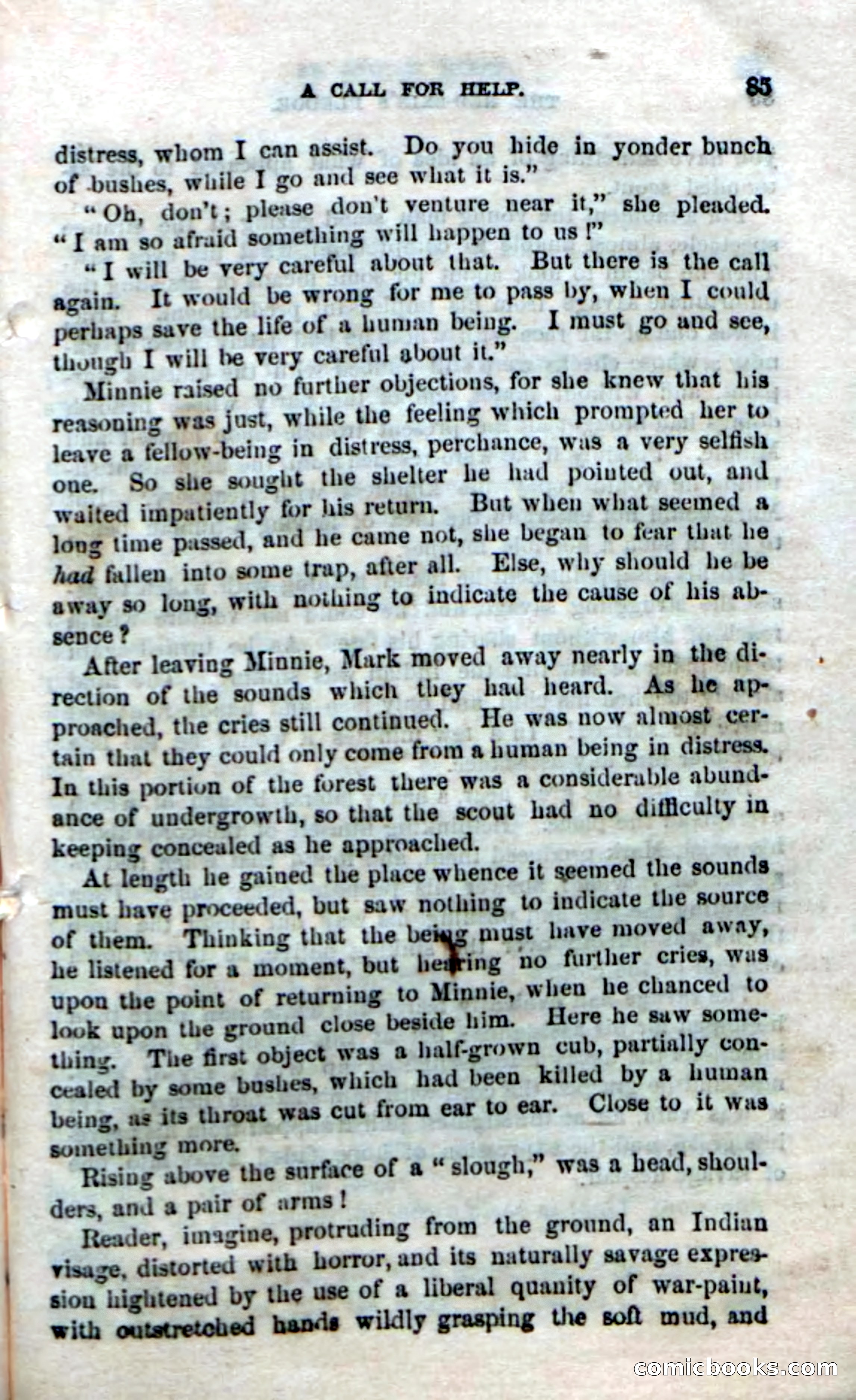 Beadle's Dime Novels No. 166: Red-Skin's Pledge — page 83 of 100